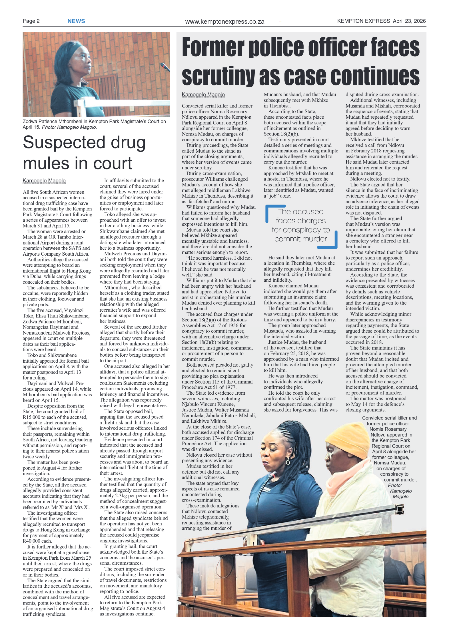 Kempton Express 23 April 2026 page 2