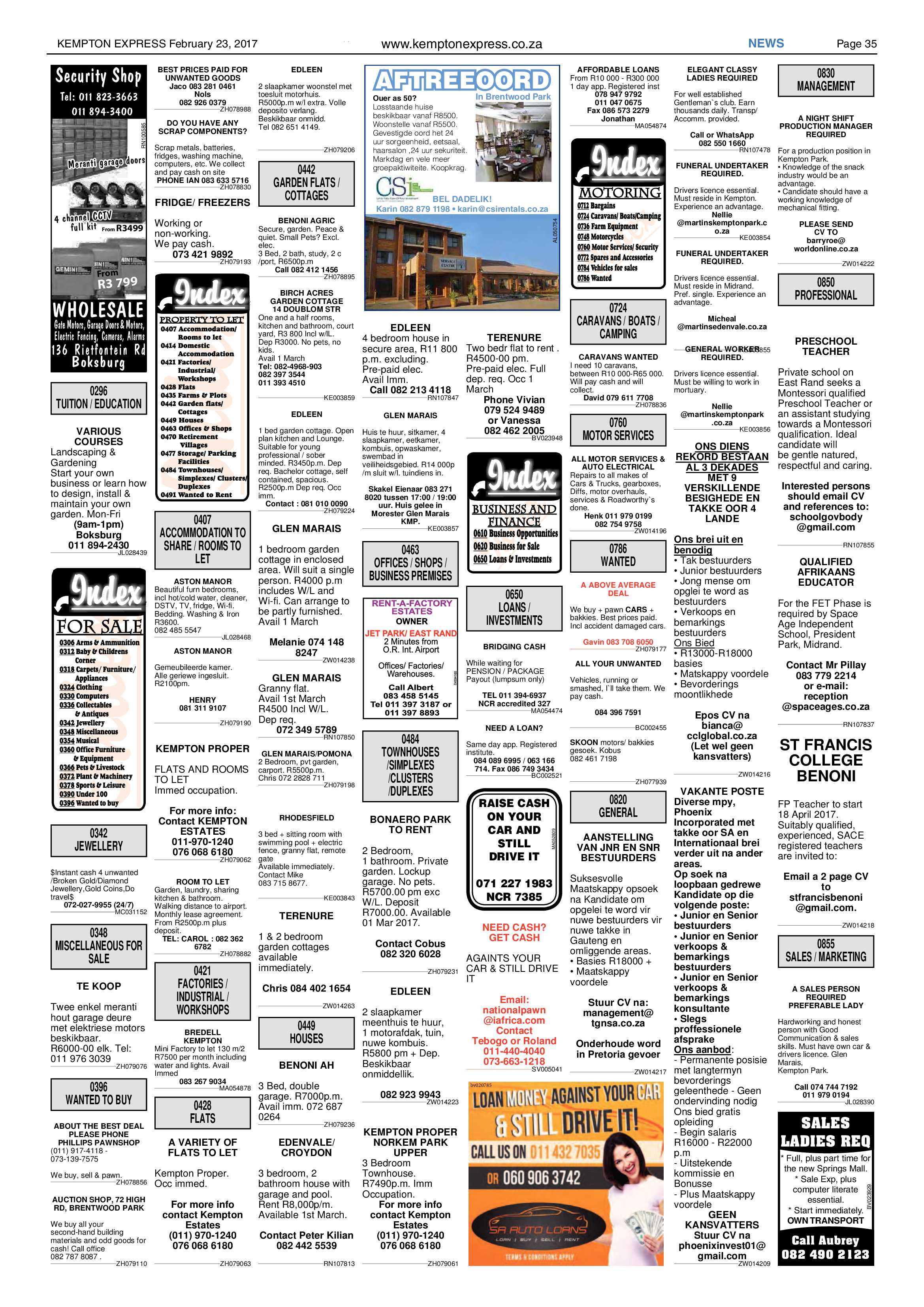 Kempton Express 23 February 2017 page 35