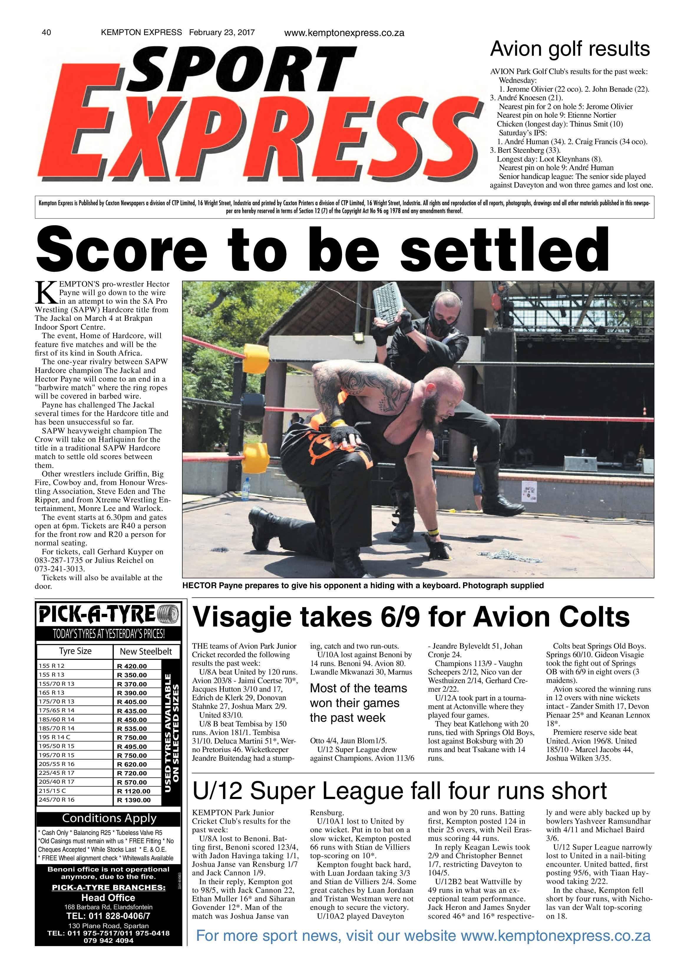 Kempton Express 23 February 2017 page 40