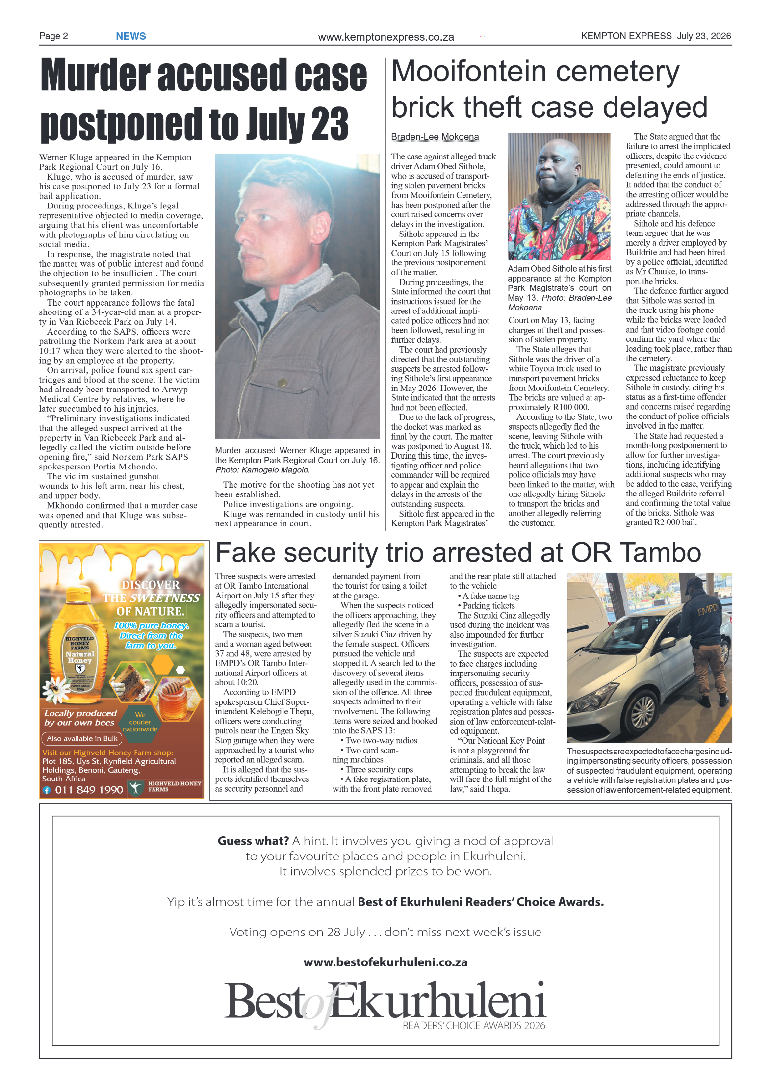 Kempton Express 23 July 2026 page 2