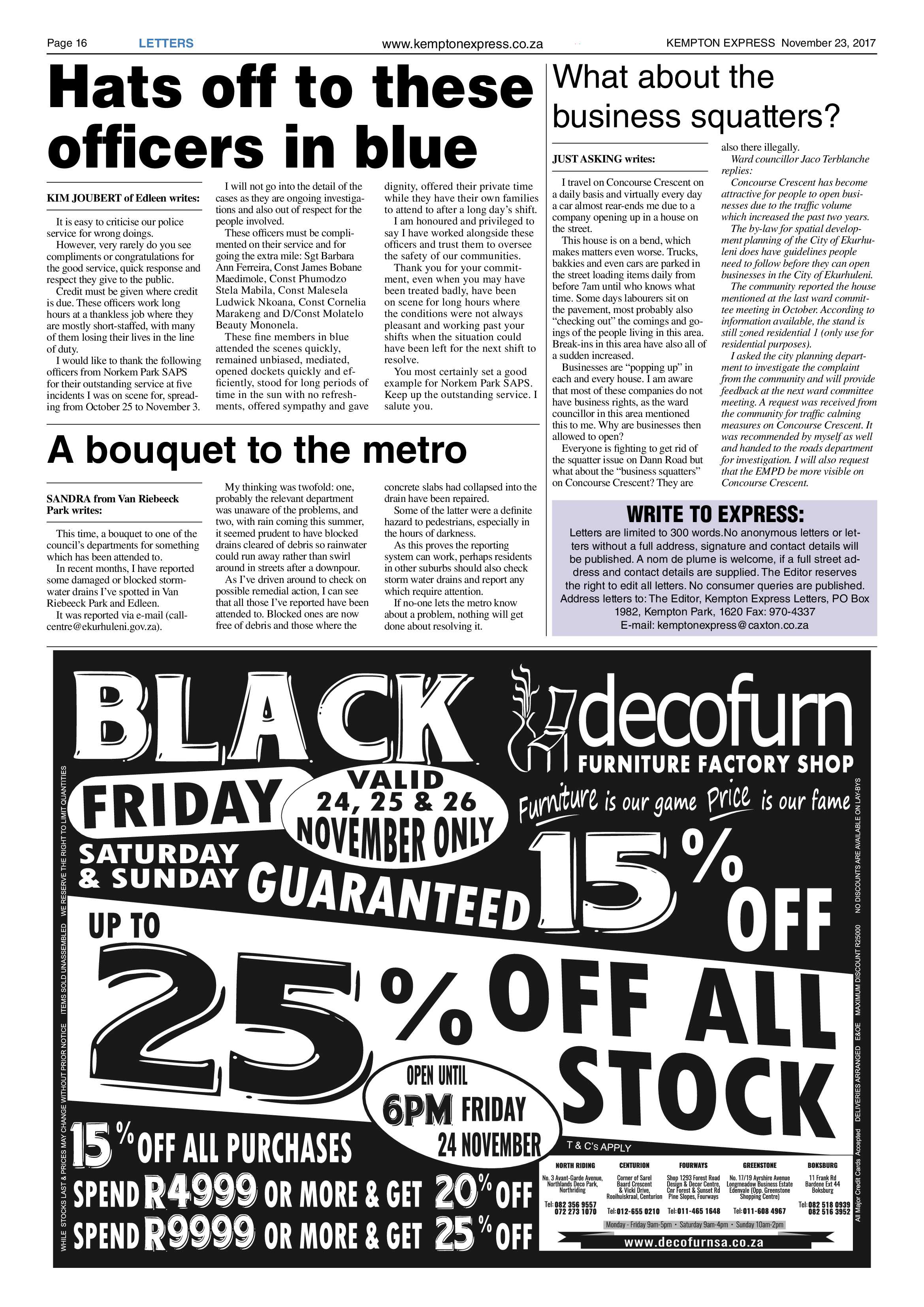 Kempton Express 23 November 2017 page 18