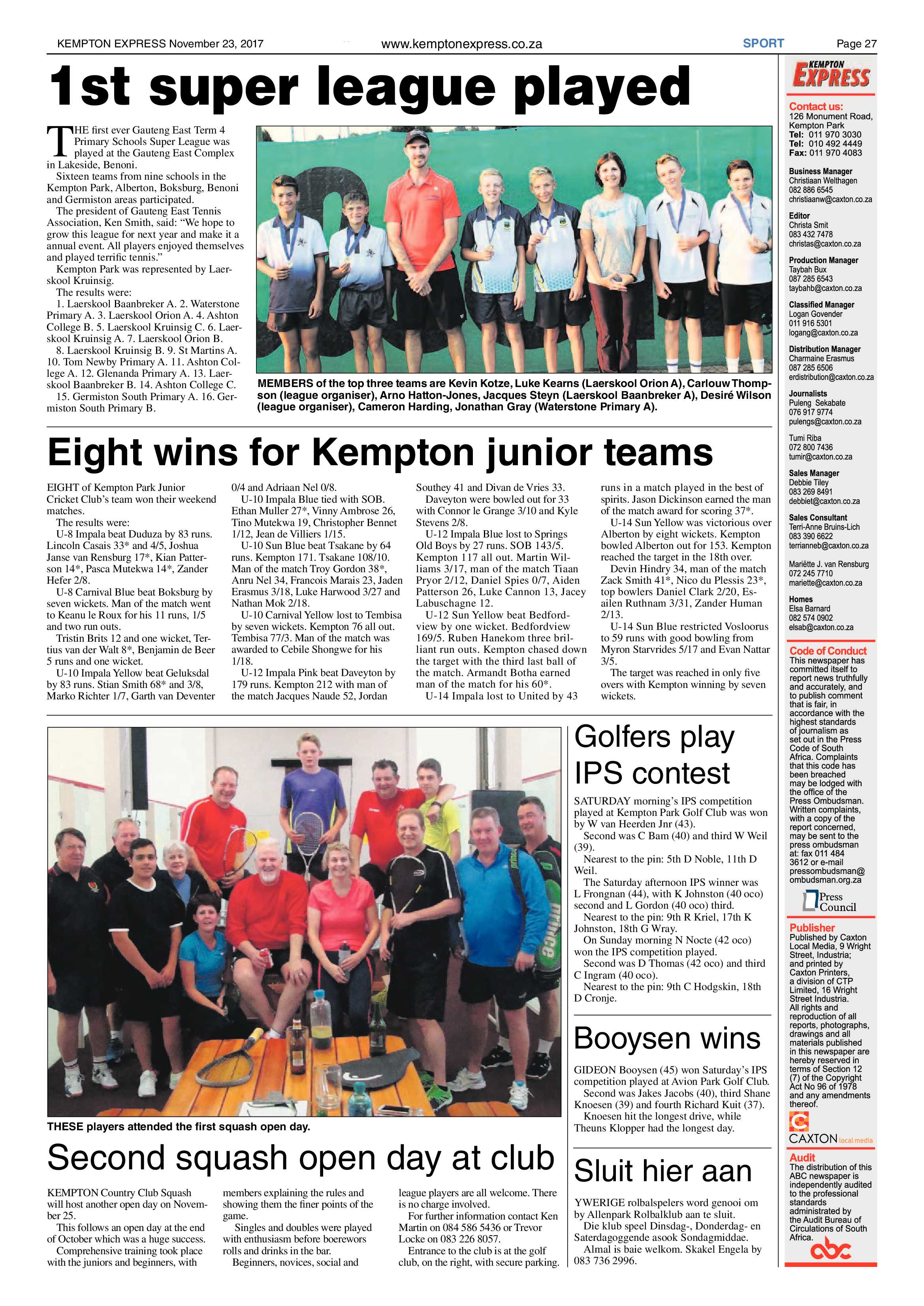 Kempton Express 23 November 2017 page 29