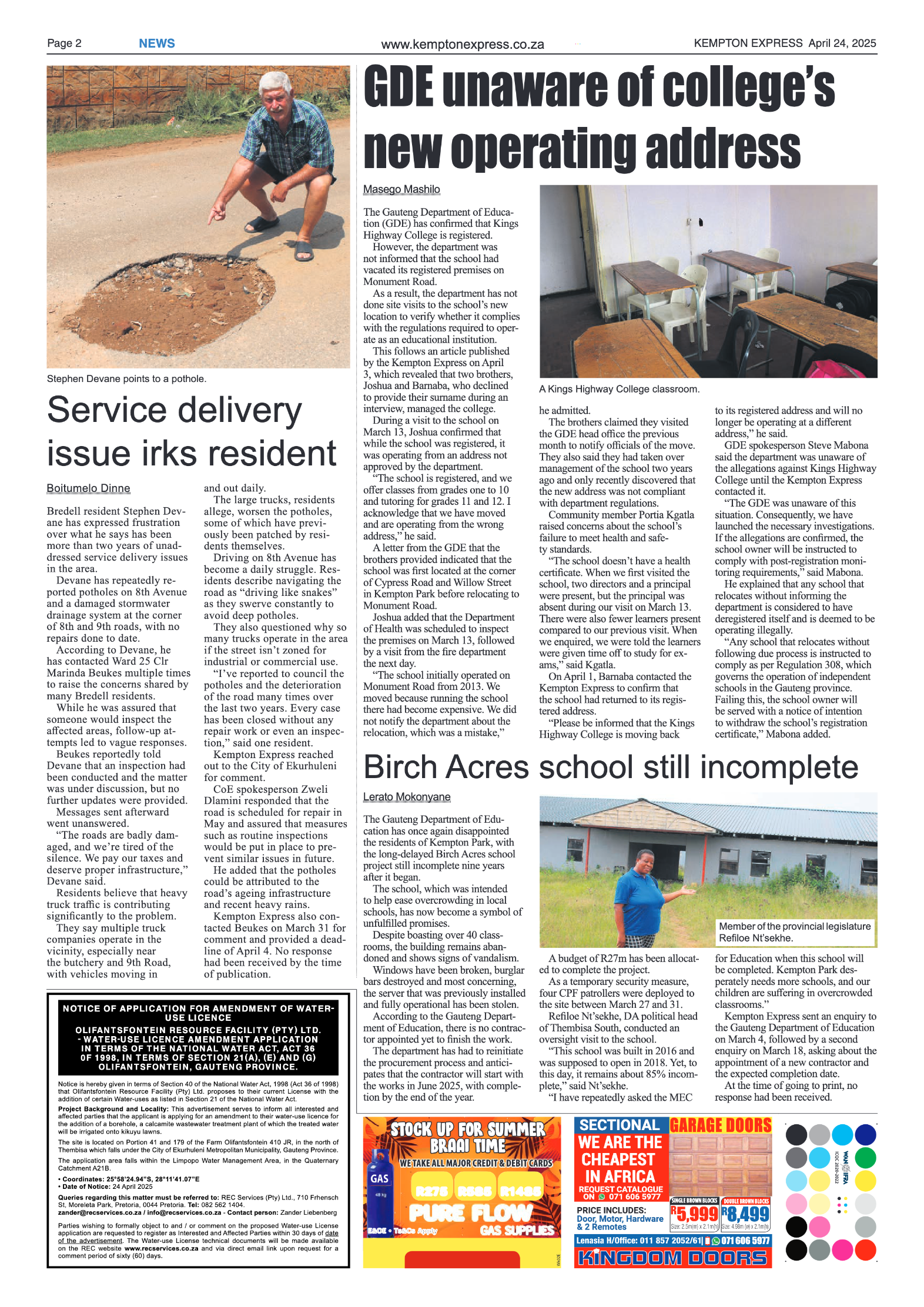 Kempton Express 24 April 2025 page 2