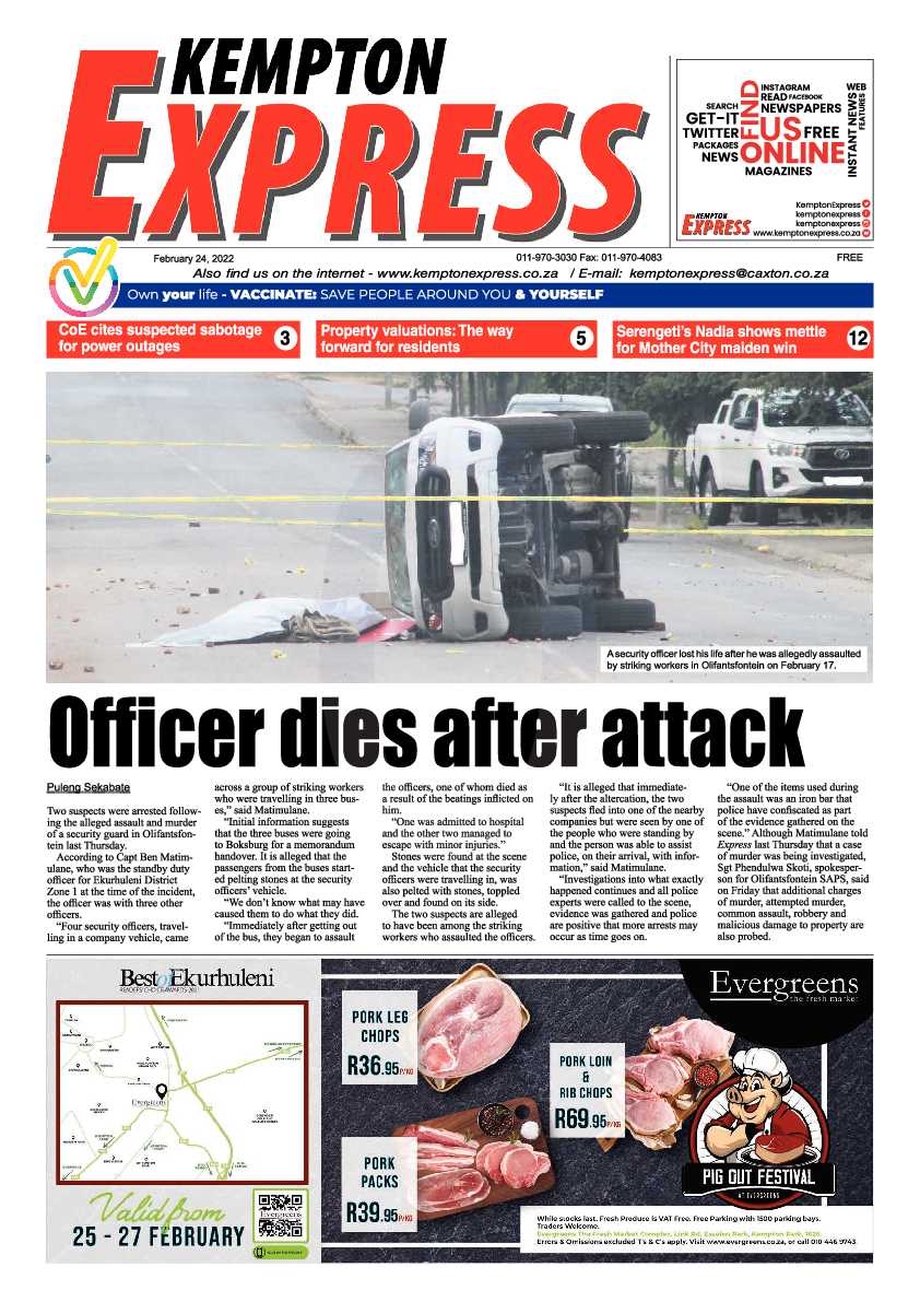 Kempton Express 24 February 2022 page 1