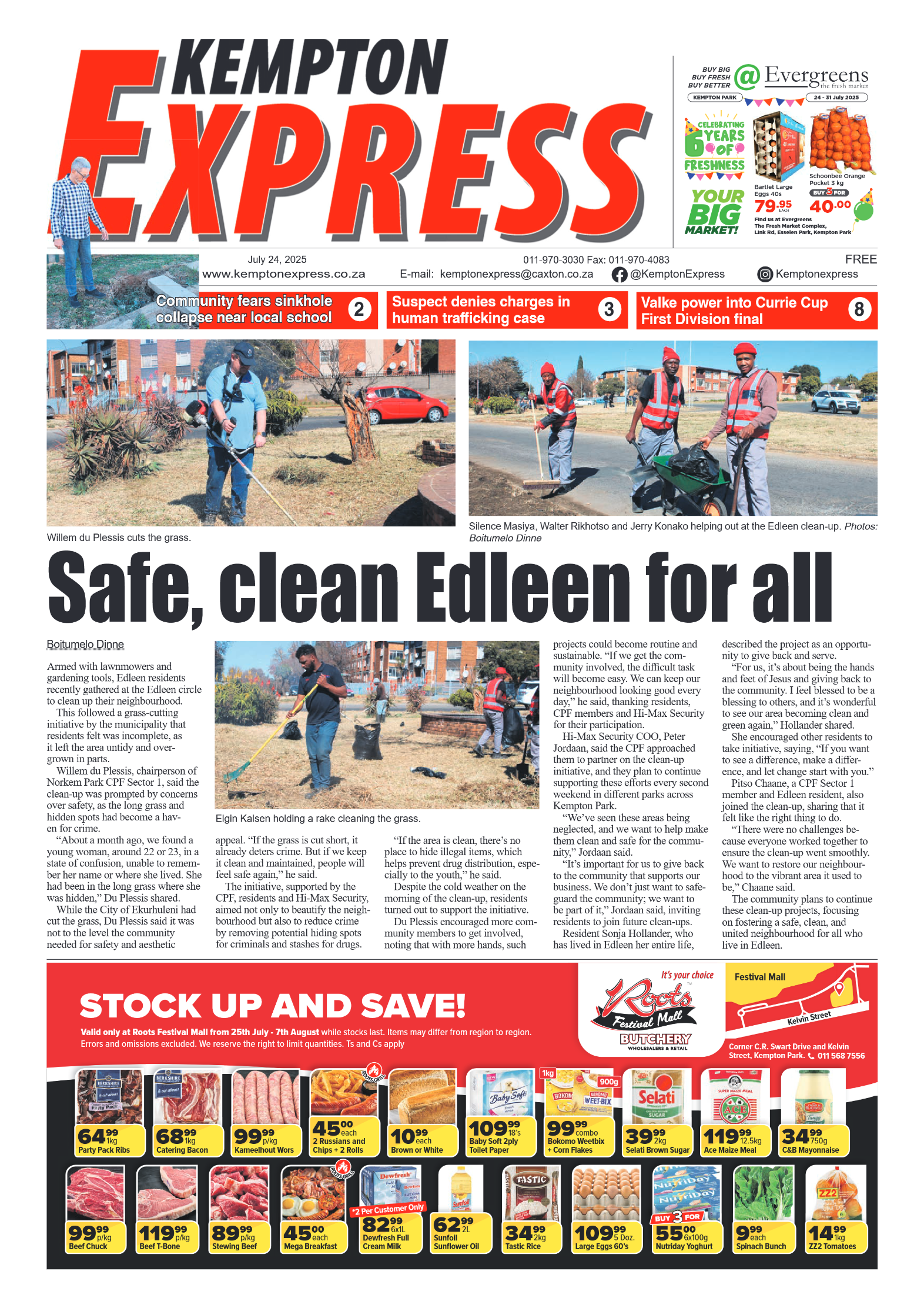 Kempton Express 24 July 2025 page 1