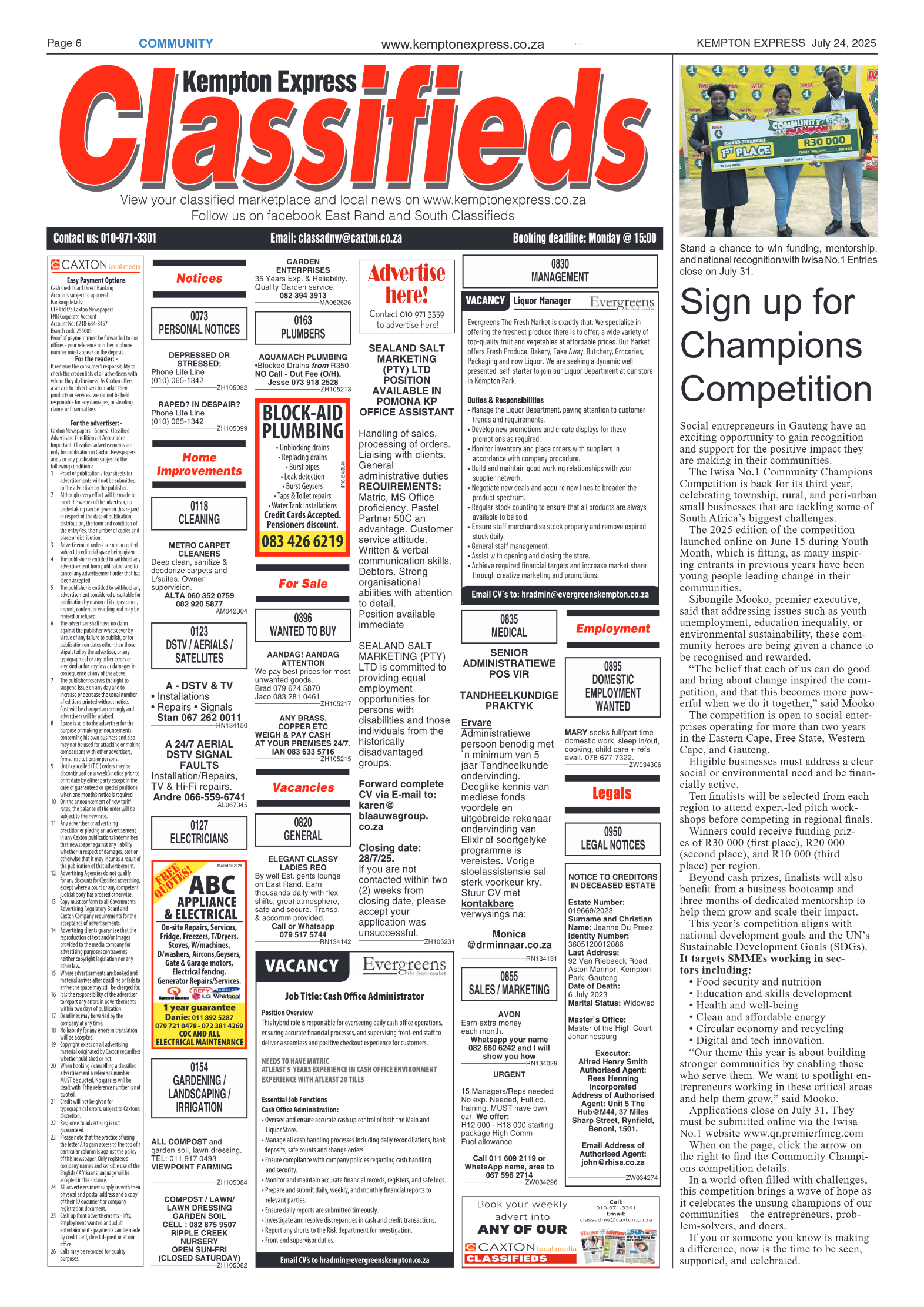 Kempton Express 24 July 2025 page 6