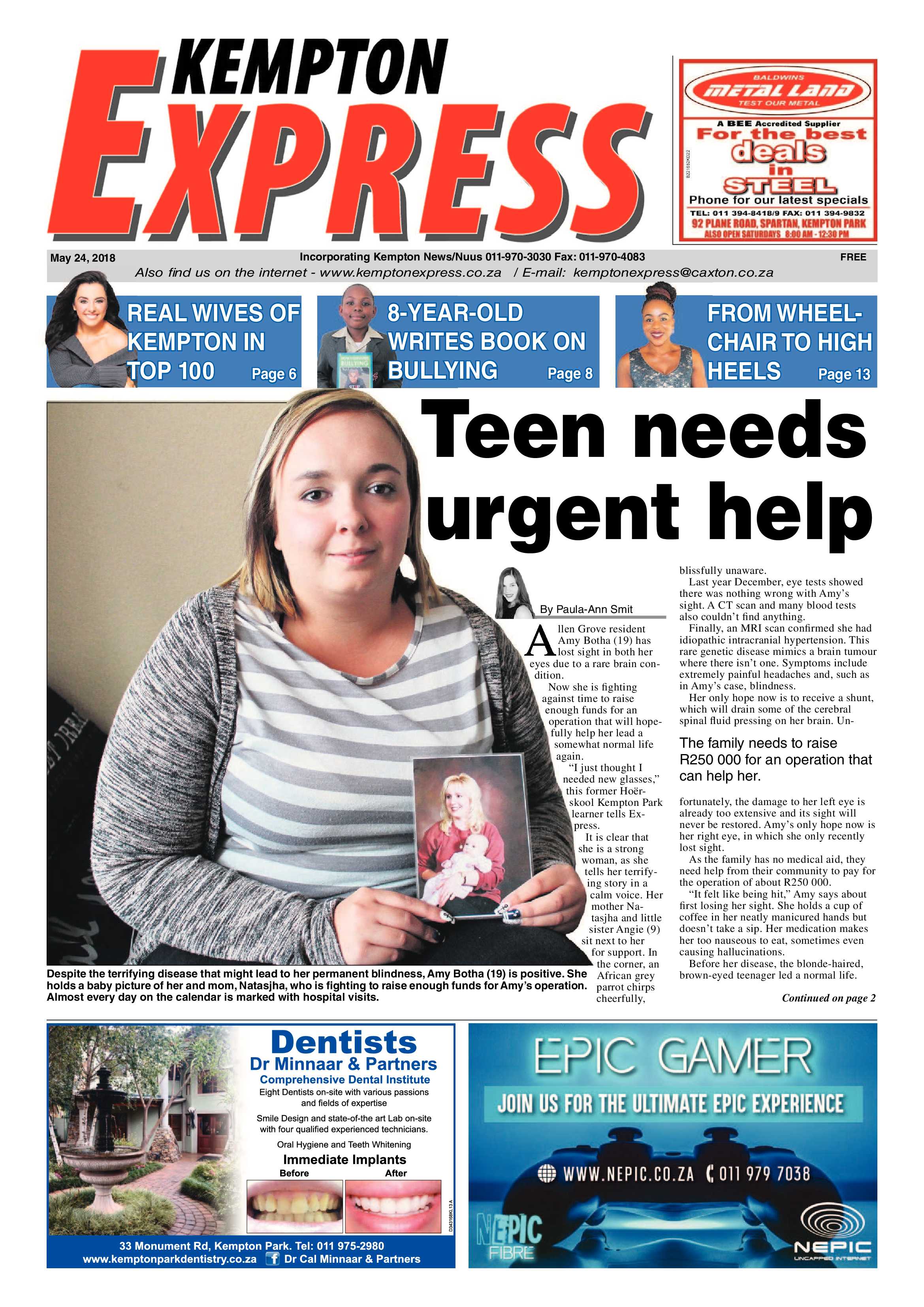 Kempton Express 24 May 2018 page 1