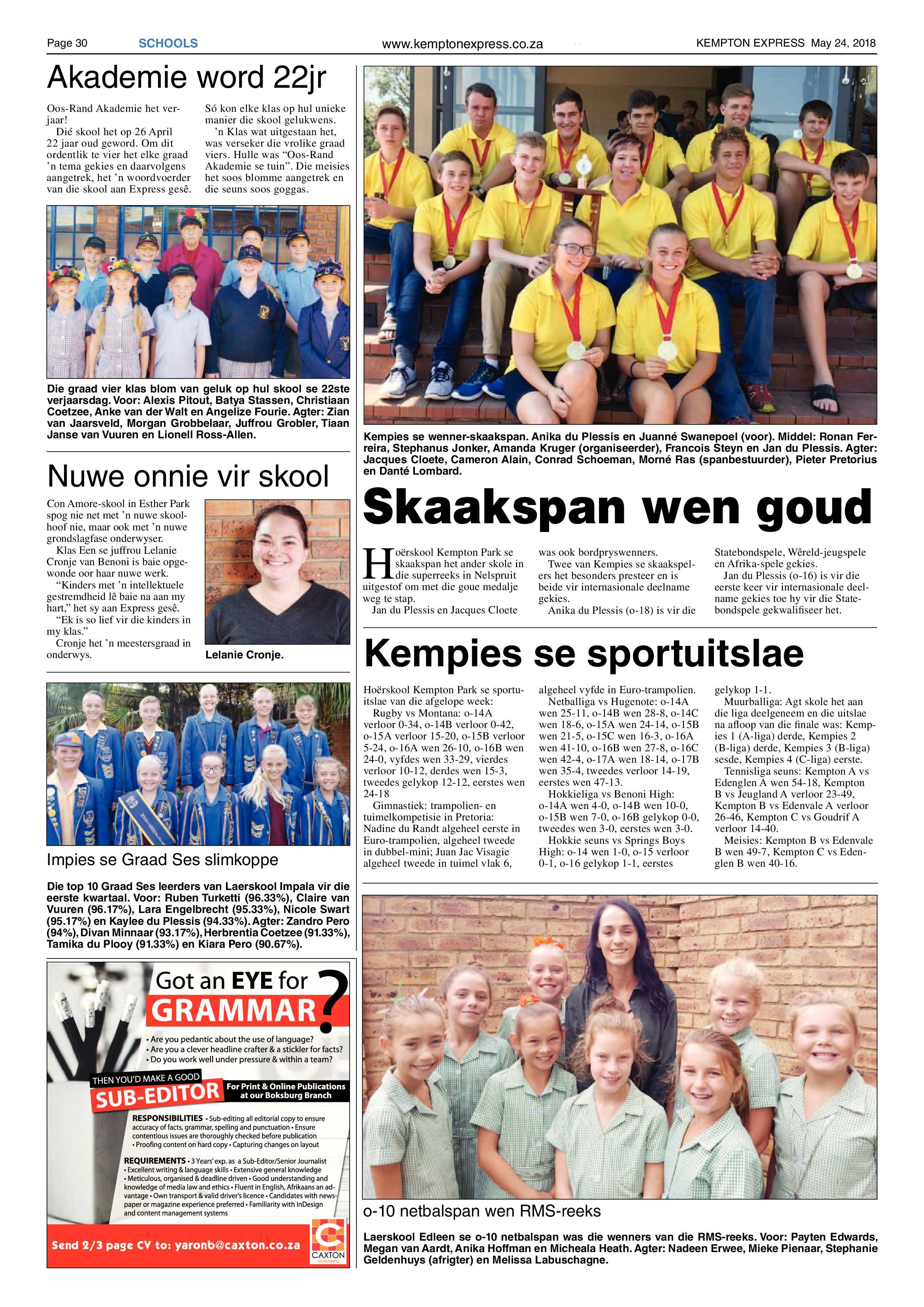 Kempton Express 24 May 2018 page 30