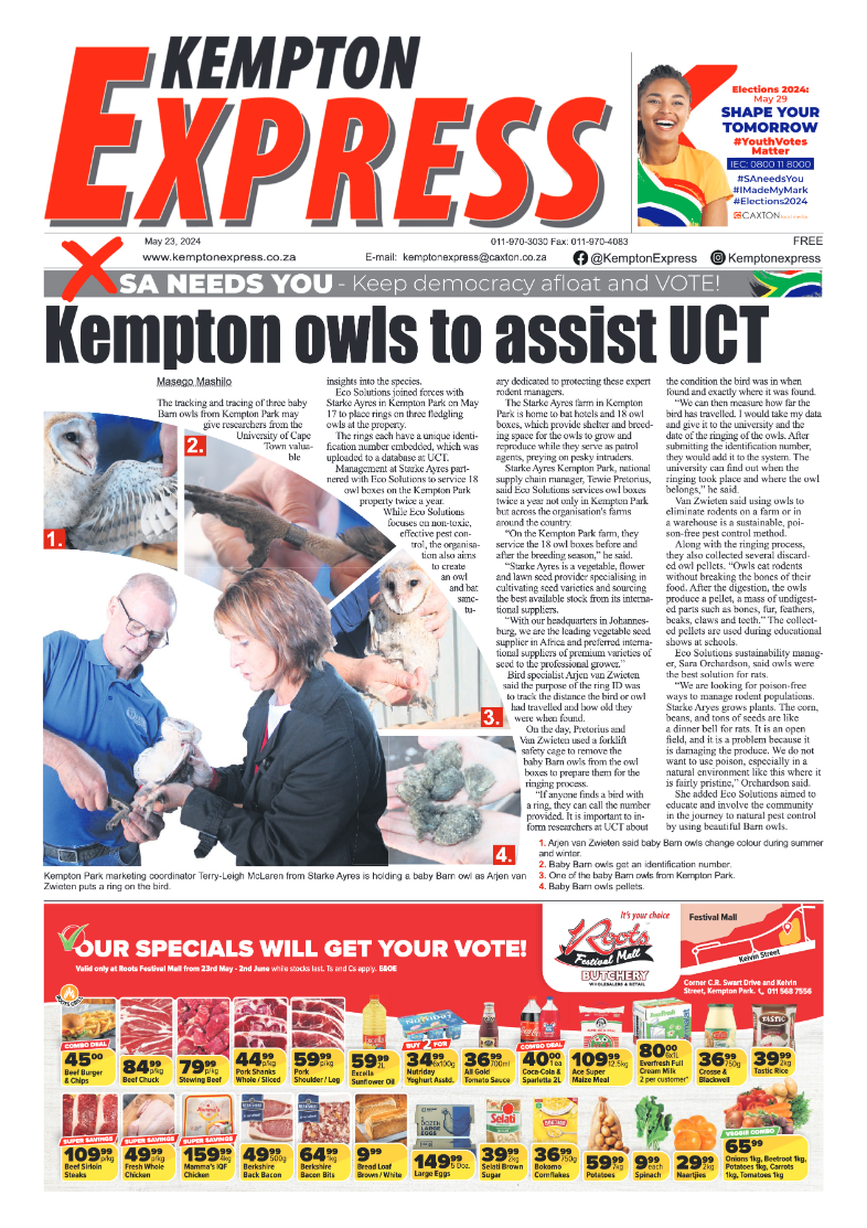 Kempton Express 23 May 2024 page 1