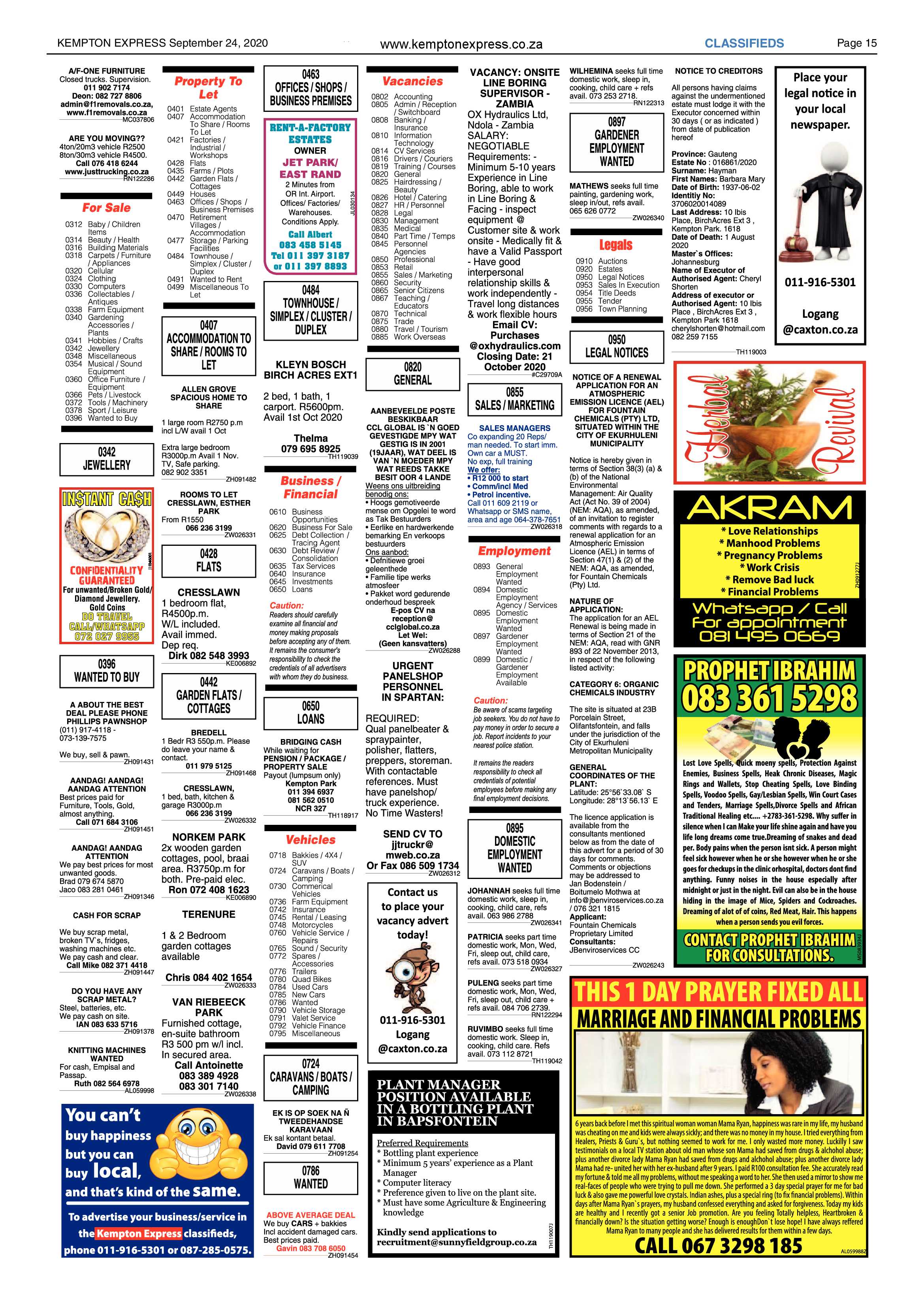 Kempton Express 24 September 2020 page 15