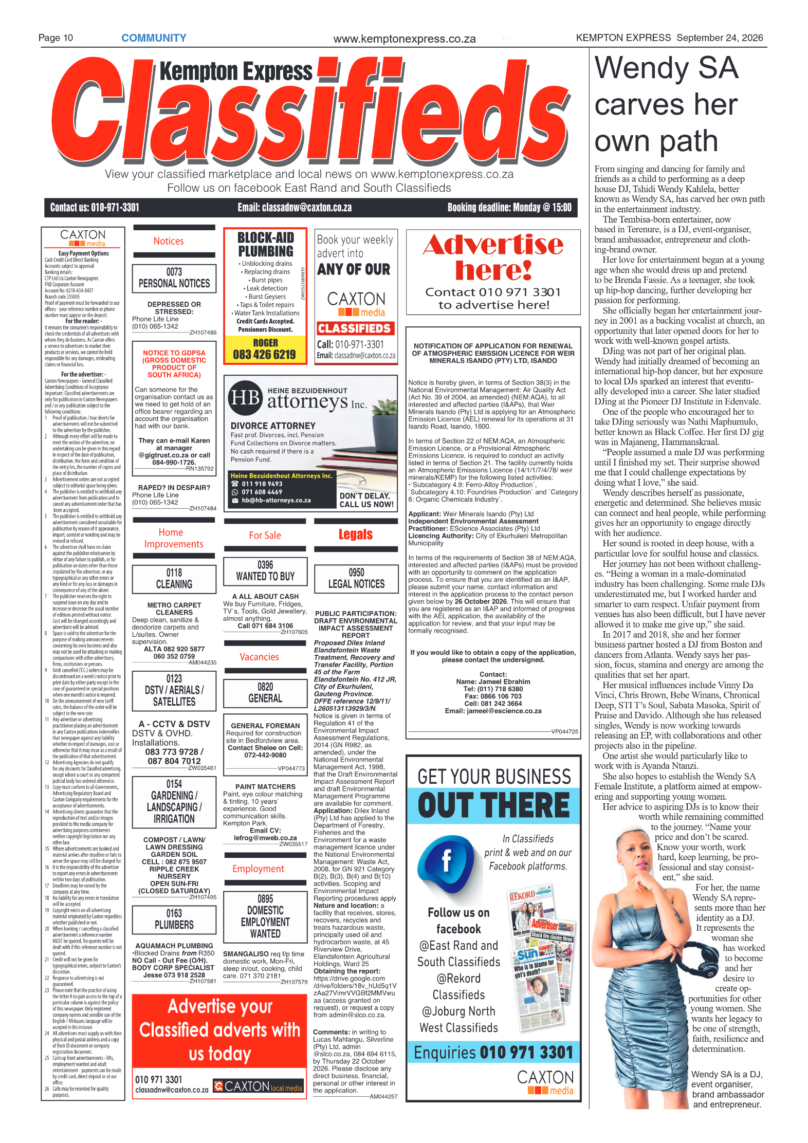Kempton Express 24 September 2026 page 10