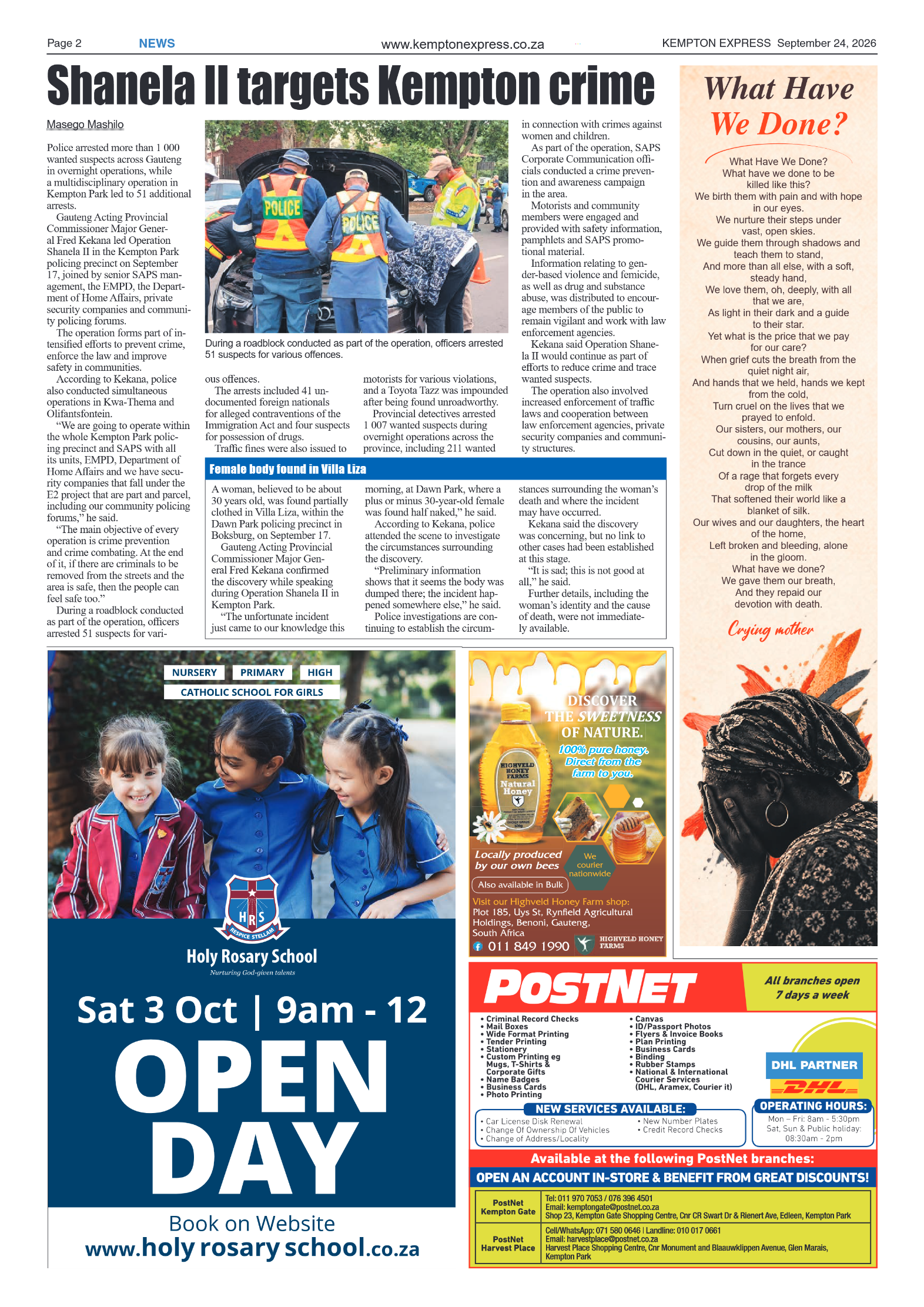 Kempton Express 24 September 2026 page 2