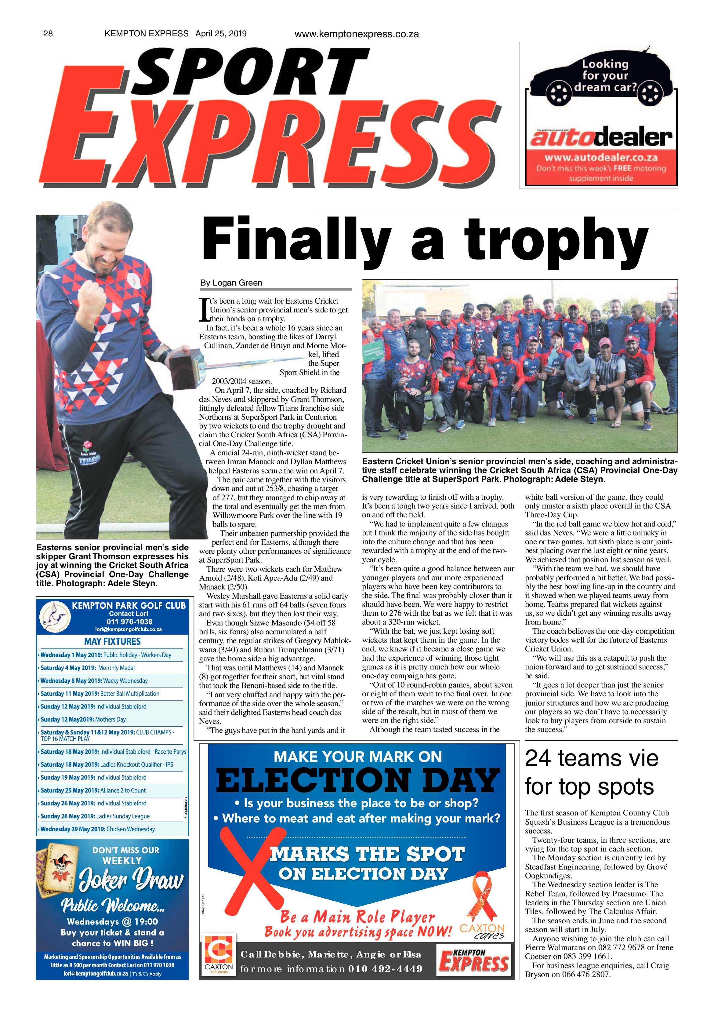 Kempton Express 25 April 2019 page 28