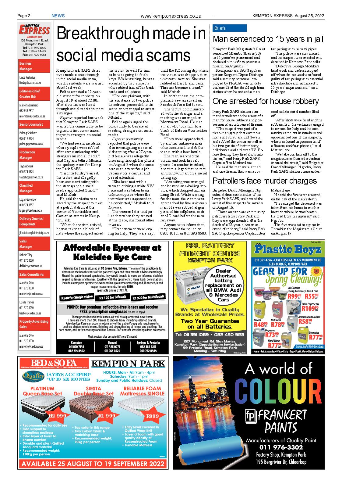 Kempton Express 25 August 2022 page 2