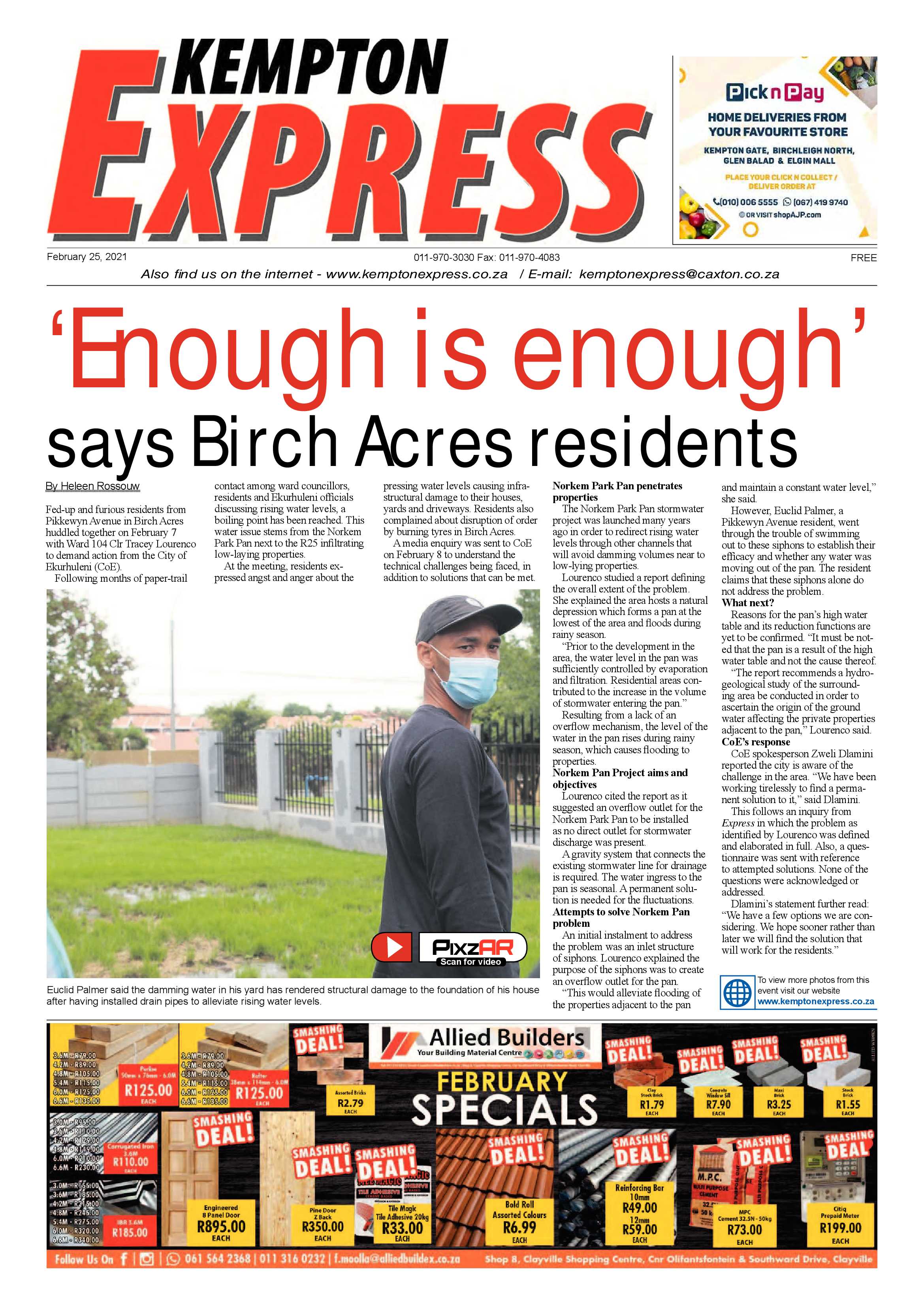 Kempton Express 25 February 2021 page 1