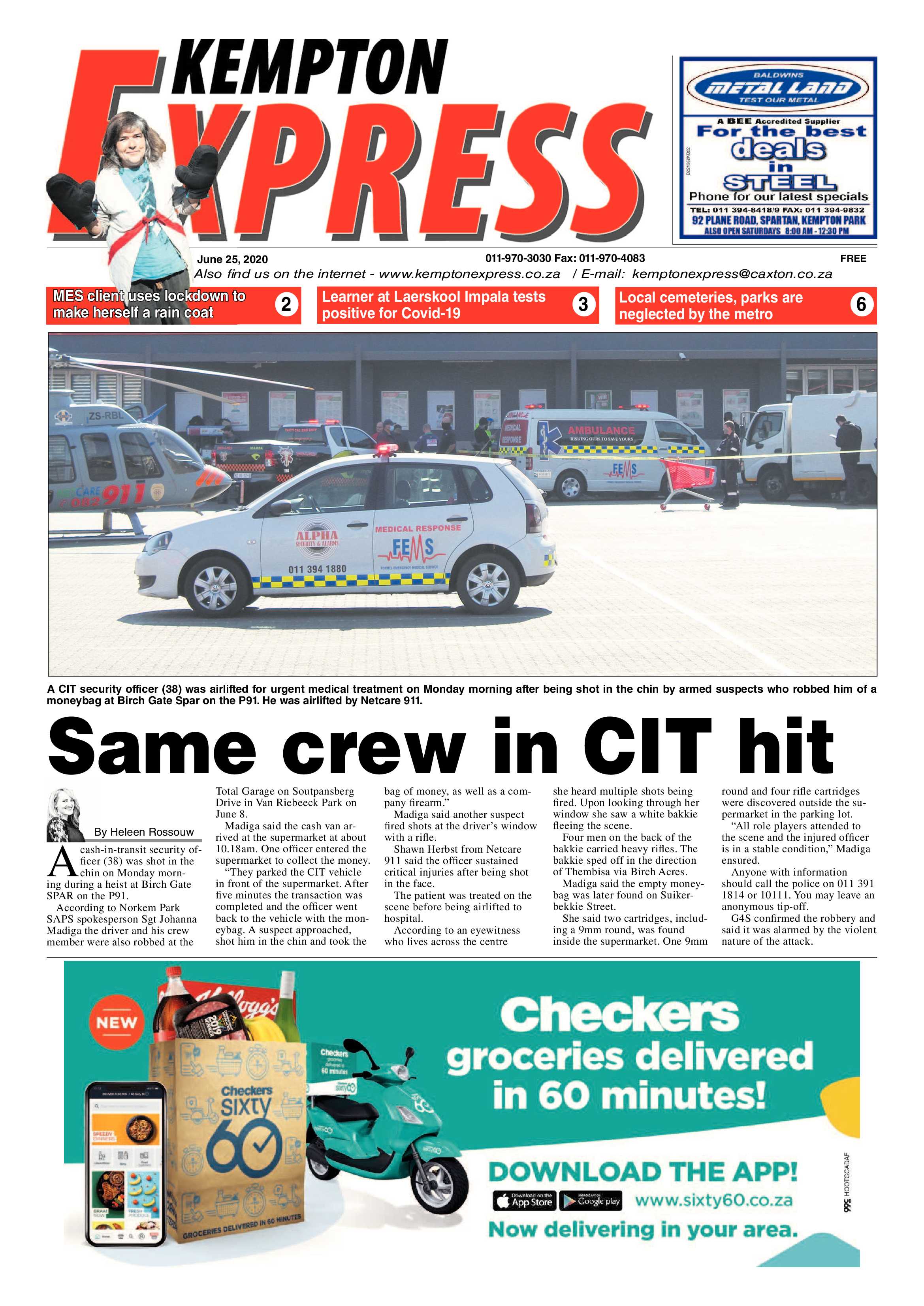 Kempton Express 25 June 2020 page 1
