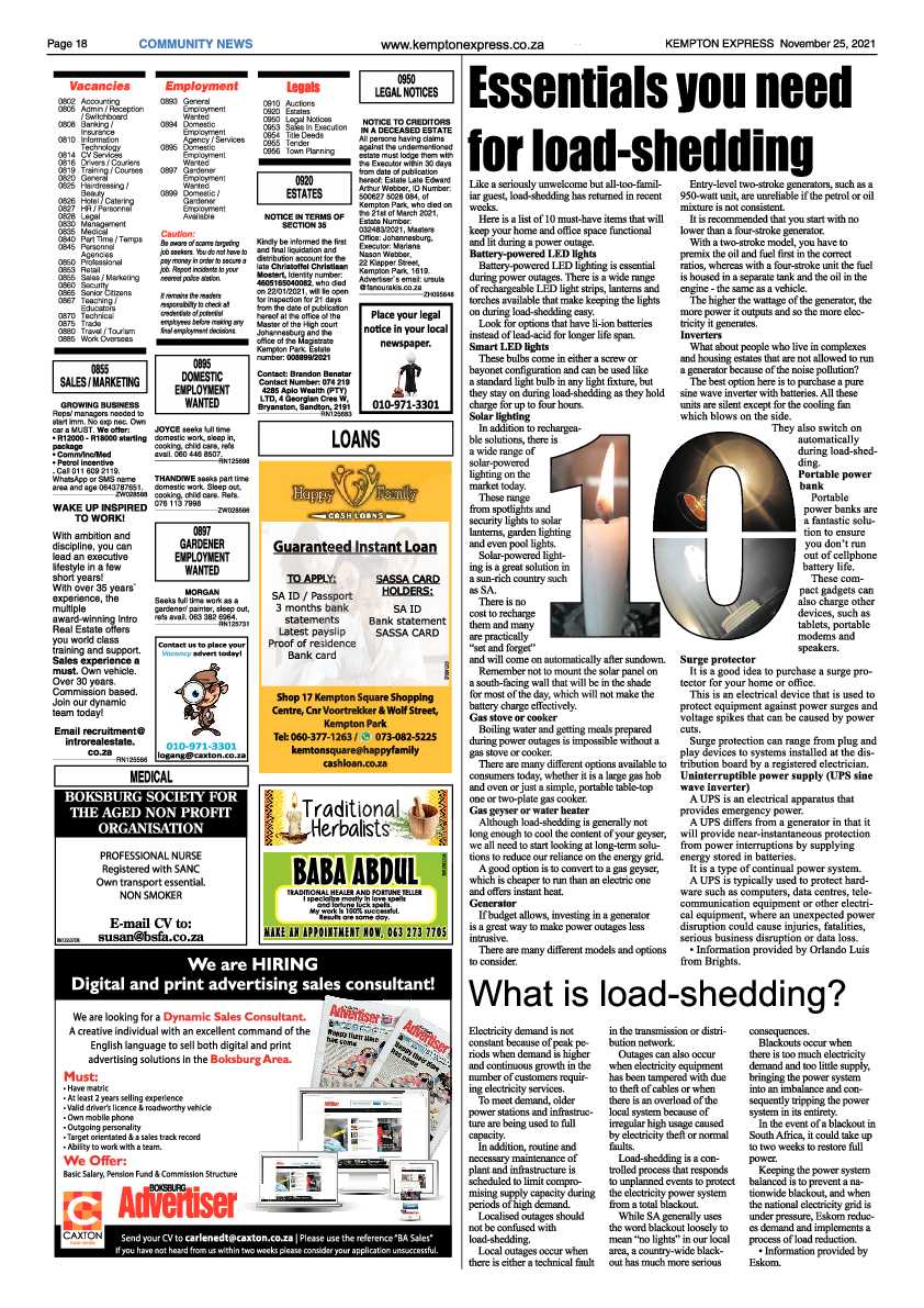 Kempton Express 25 November 2021 page 18