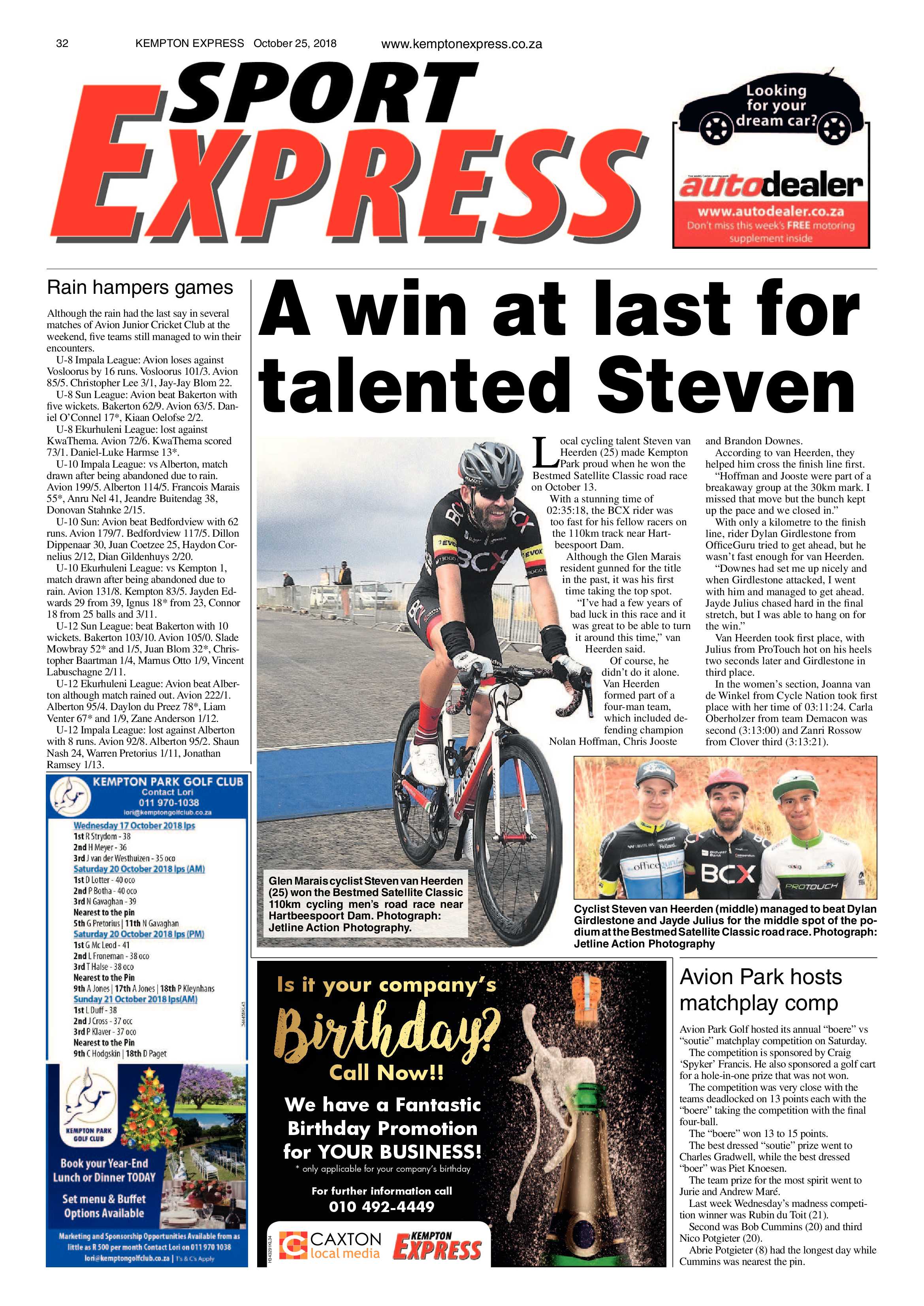 Kempton Express 25 October 2018 page 32
