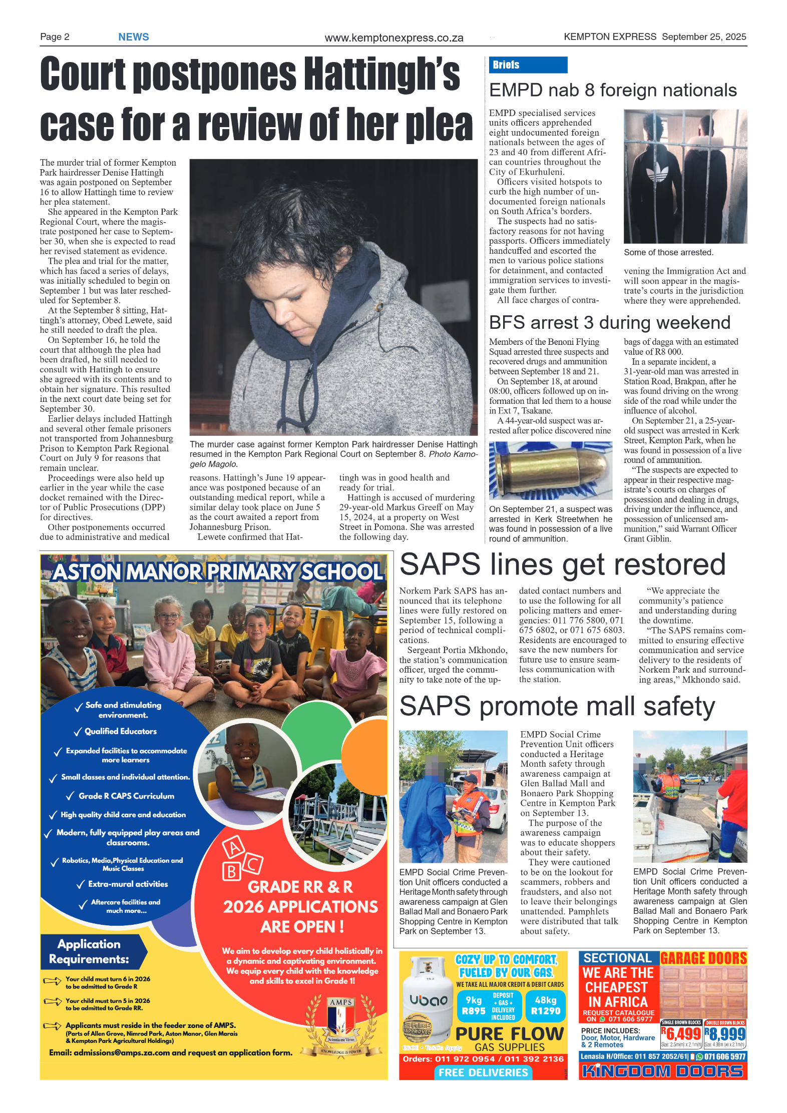 Kempton Express 25 September 2025 page 2