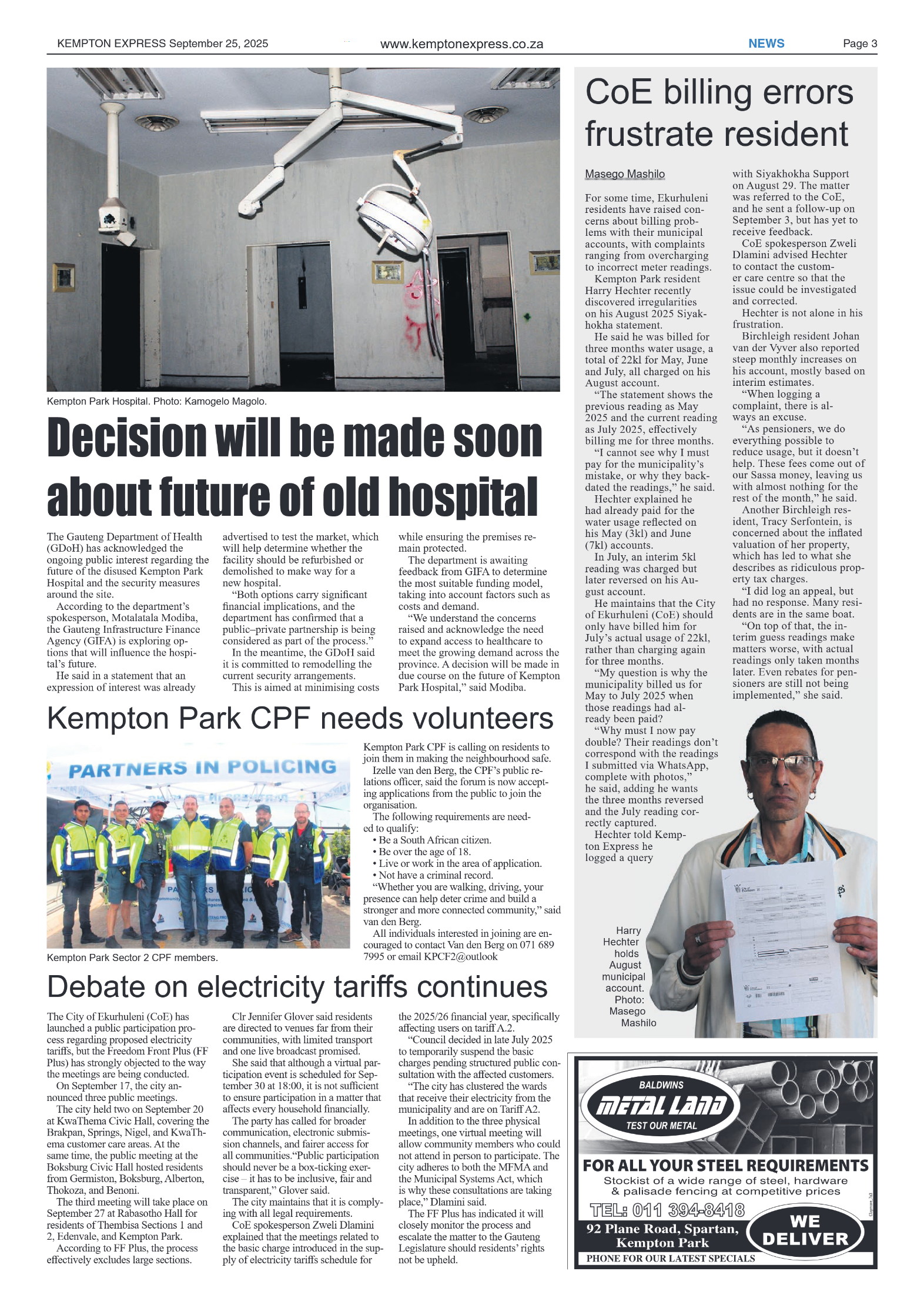 Kempton Express 25 September 2025 page 3