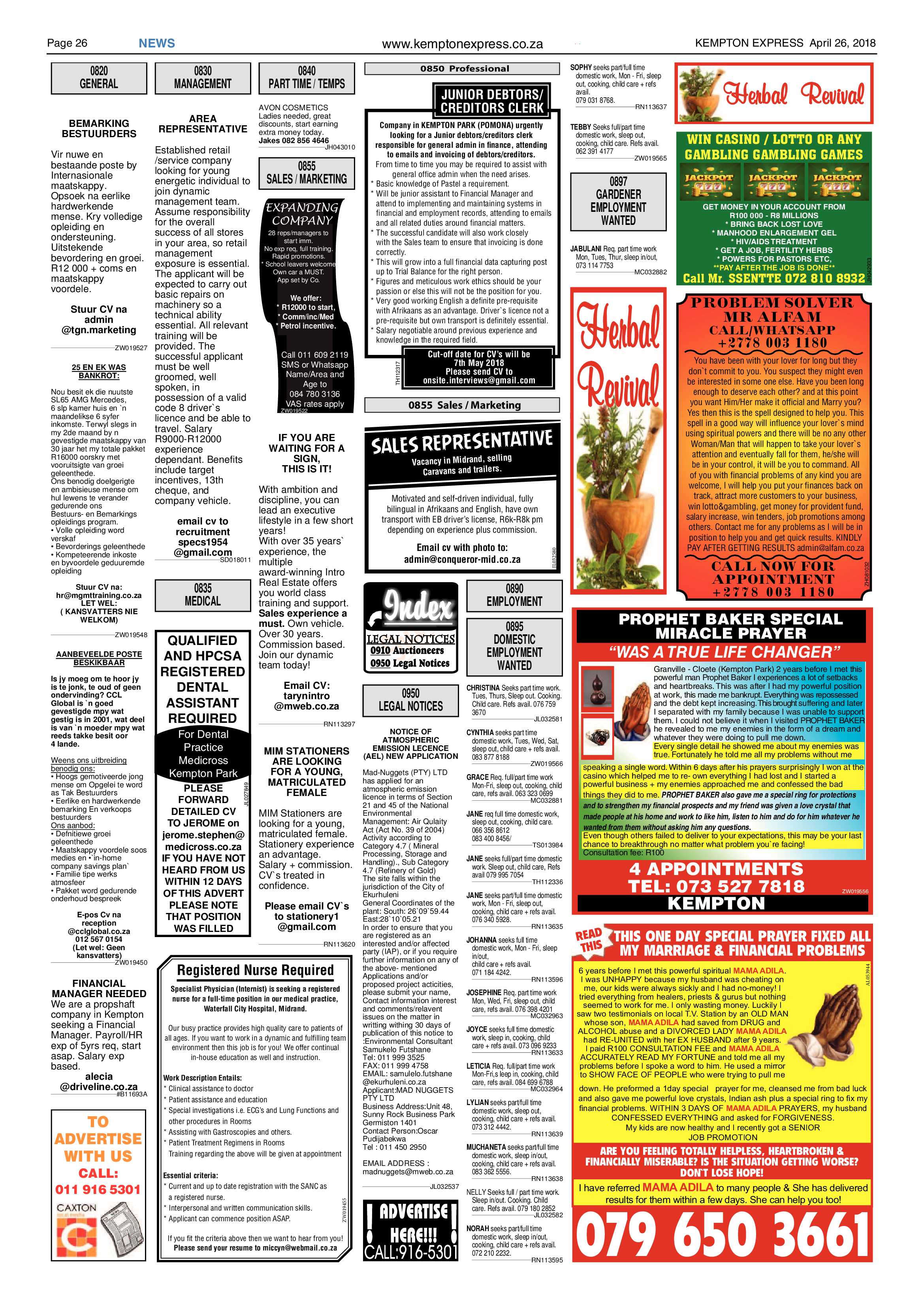 Kempton Express 26 April 2018 page 28