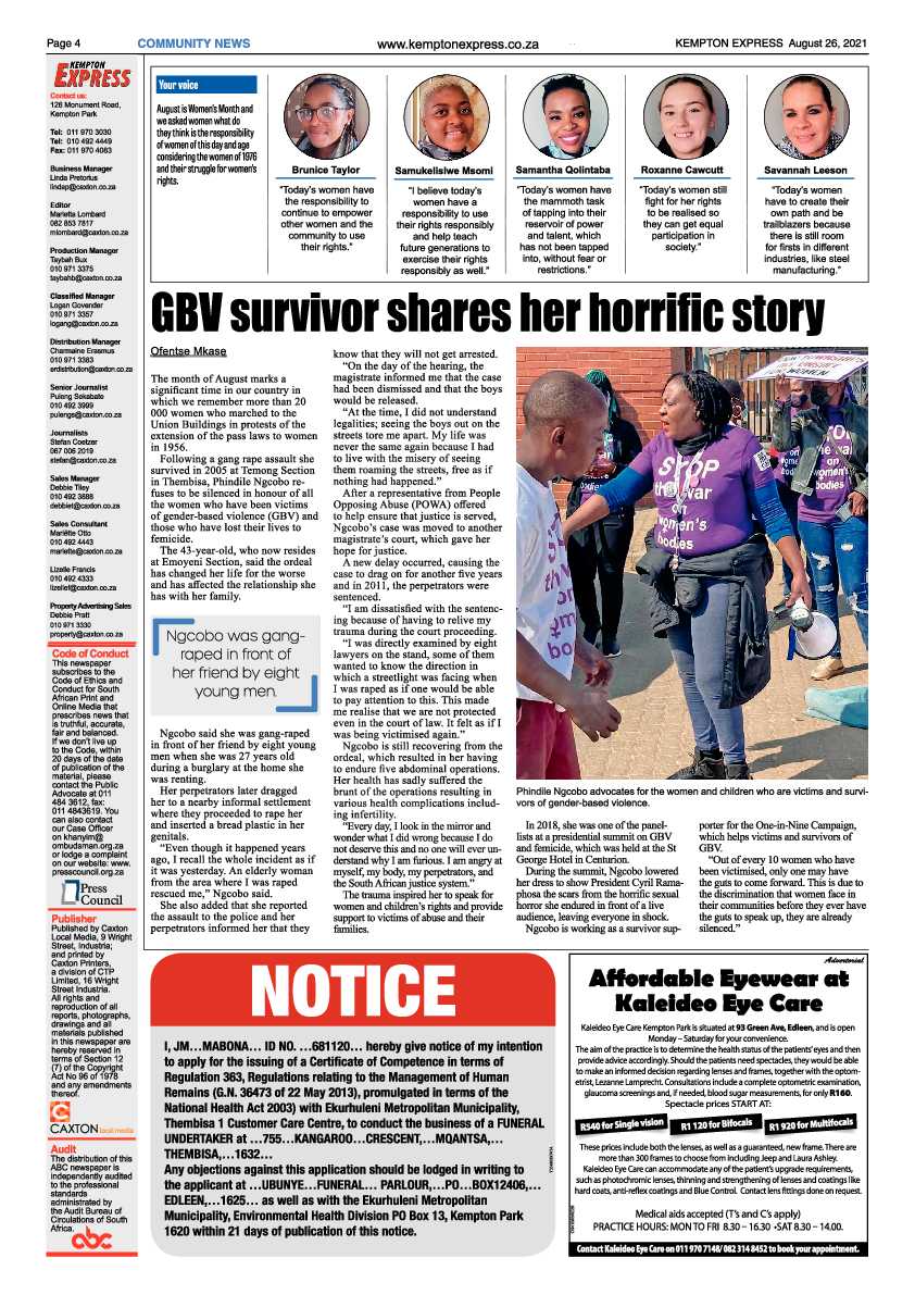 Kempton Express 26 August 2021 page 4