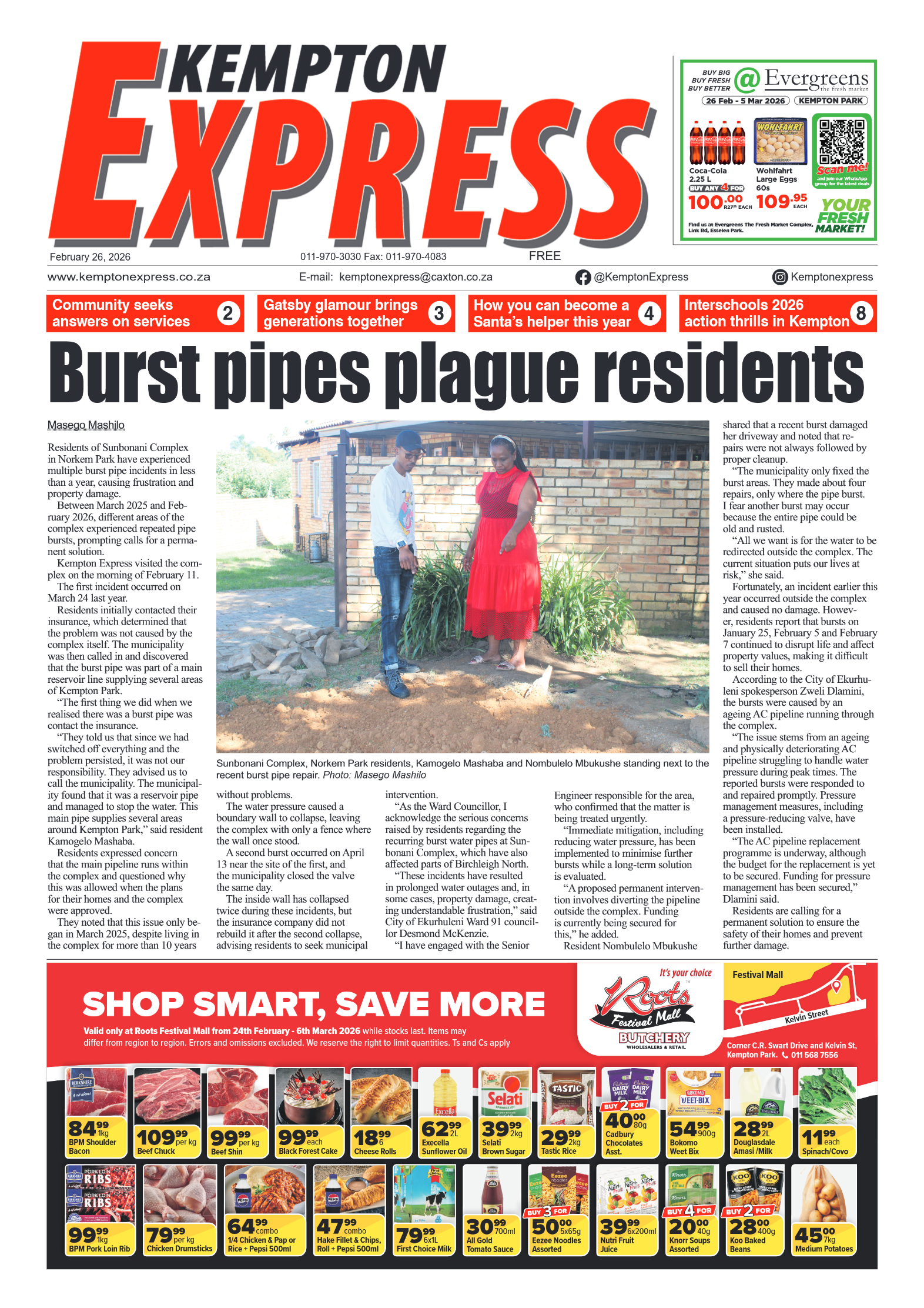 Kempton Express 26 February 2026 page 1