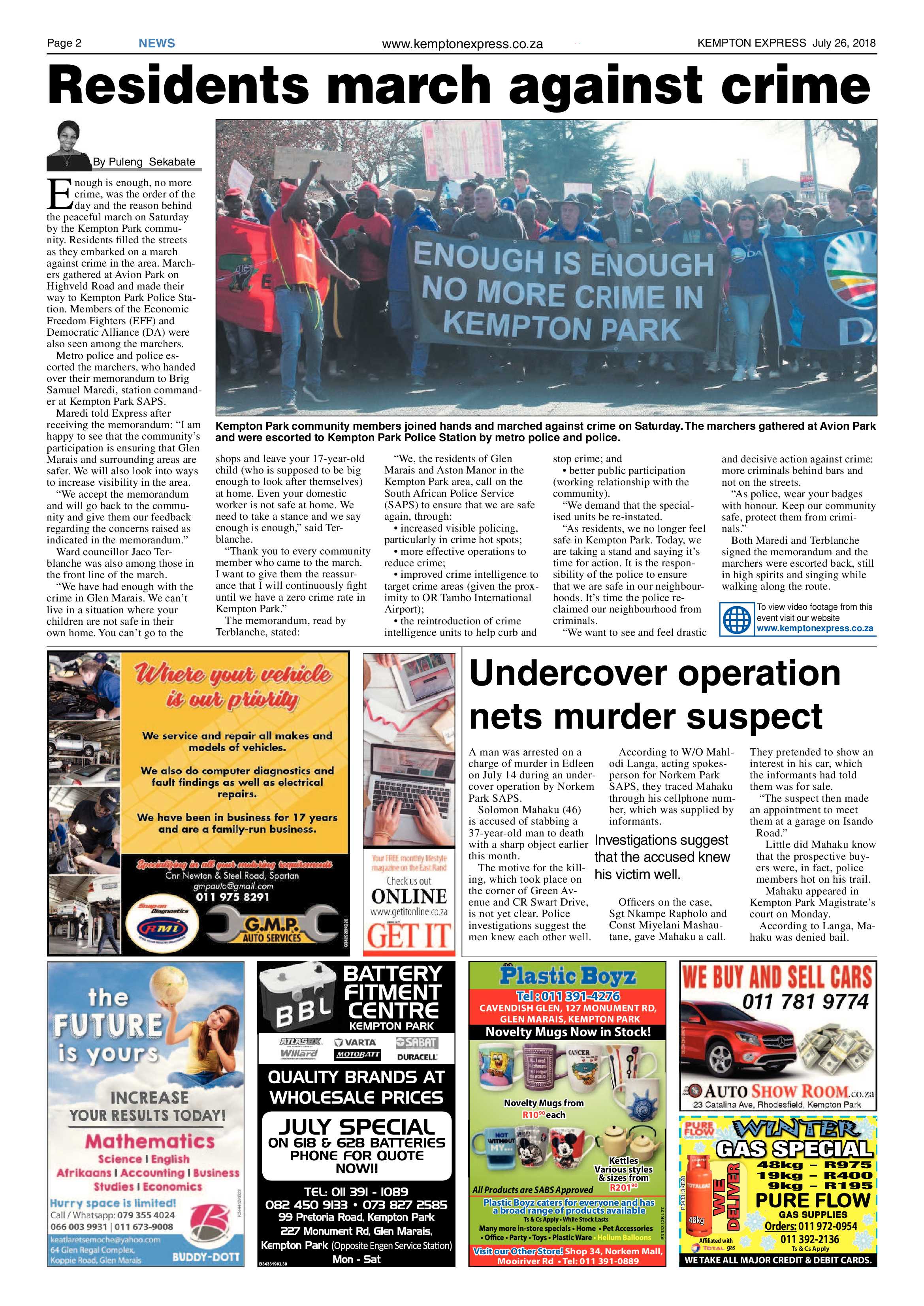 Kempton Express 26 July 2018 page 2