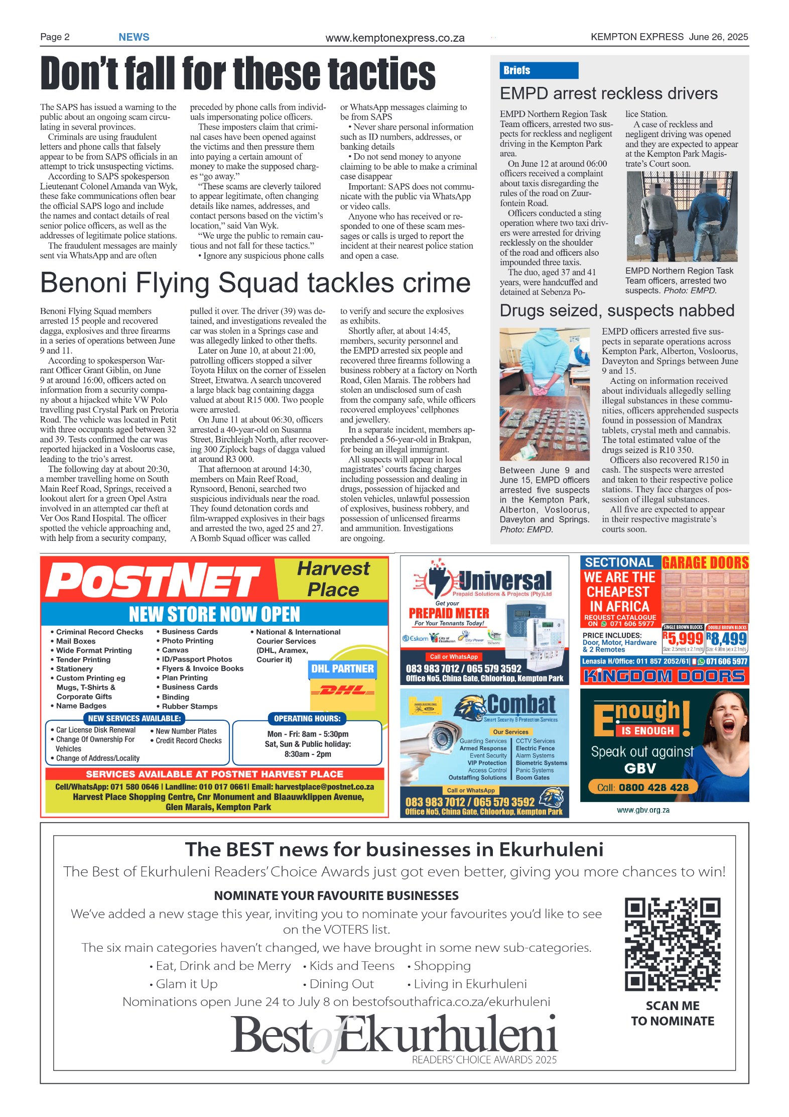 Kempton Express 26 June 2025 page 2