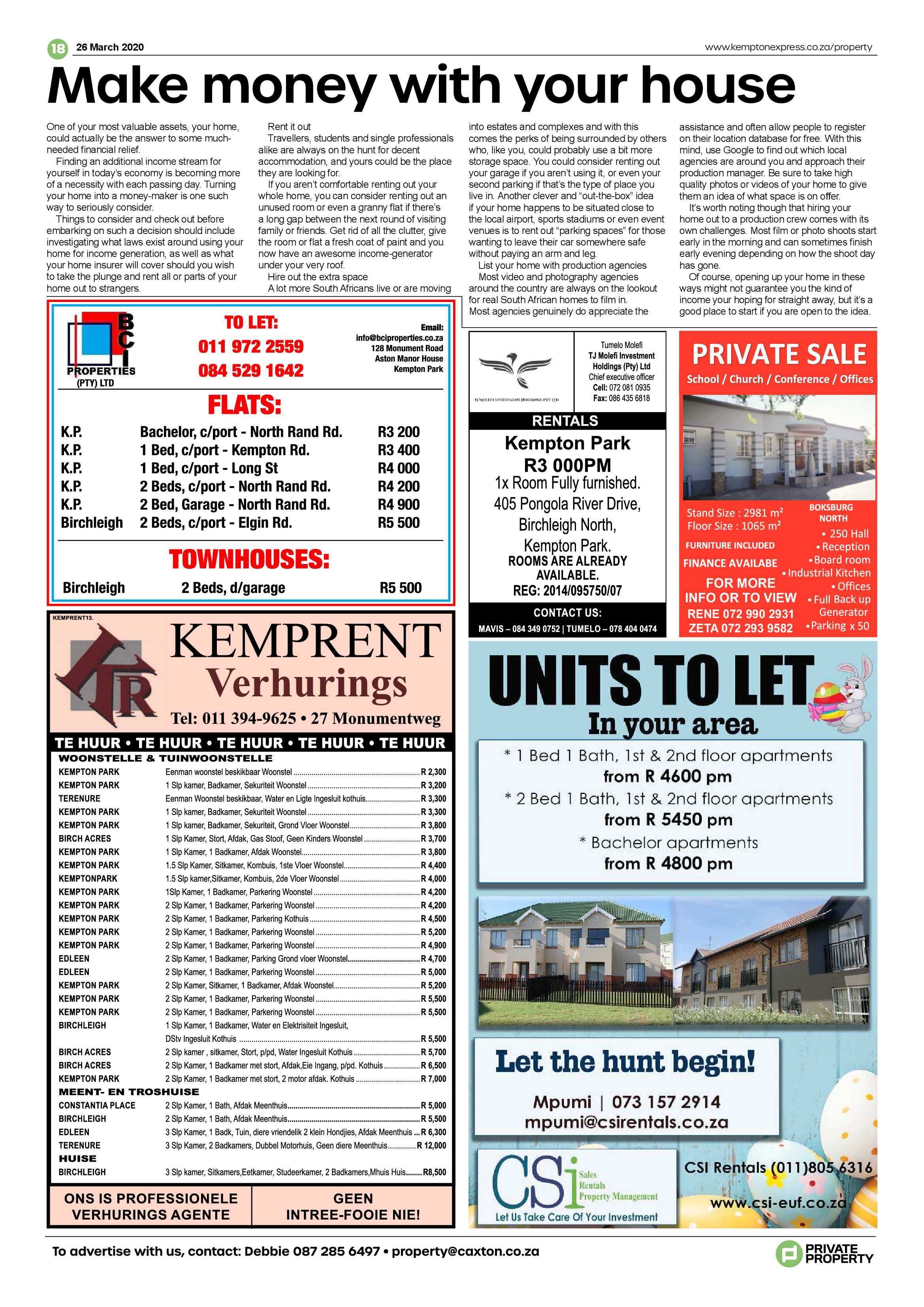 Kempton Express 26 March 2020 Kempton Express