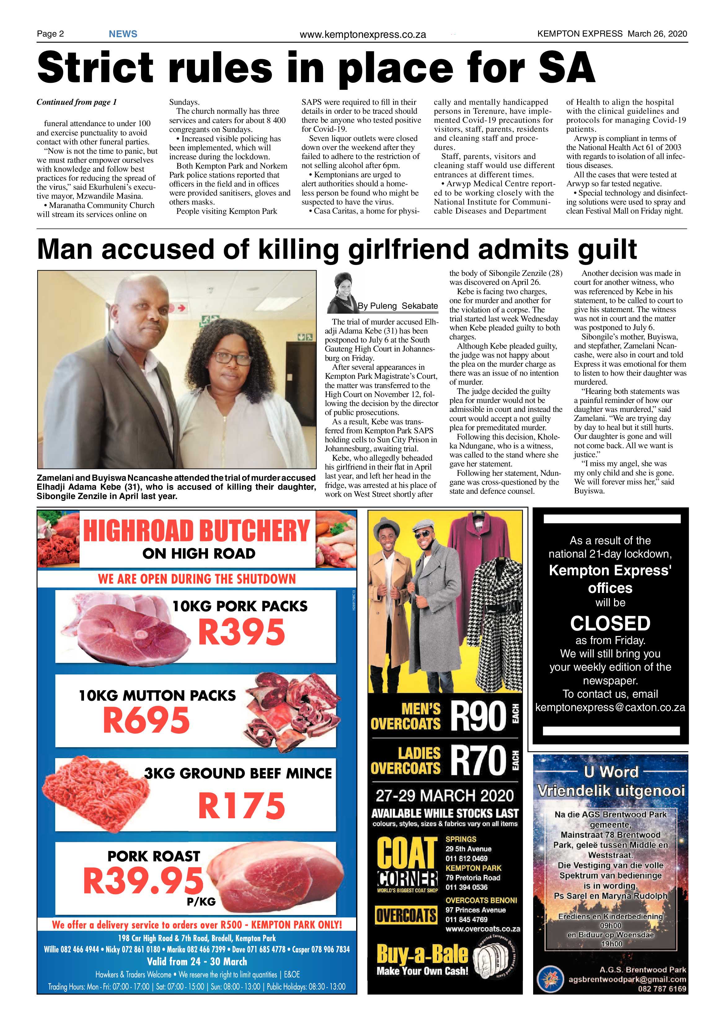 Kempton Express 26 March 2020 page 2