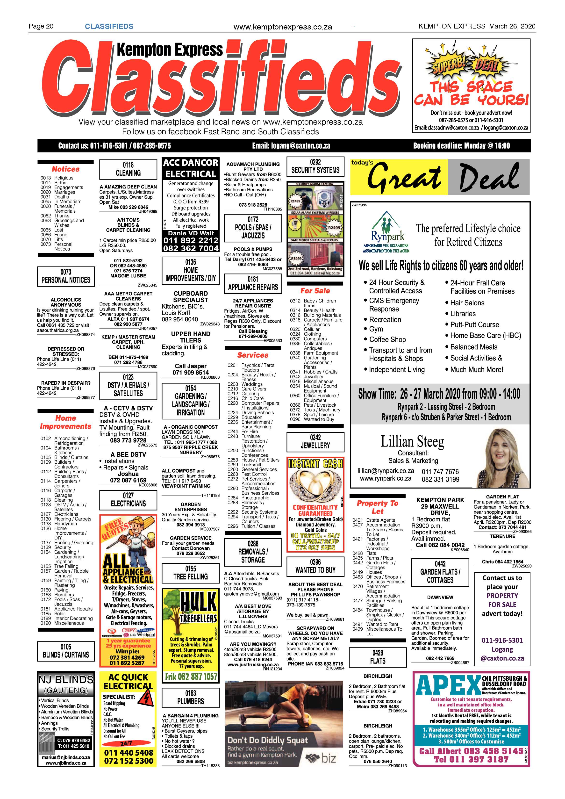 Kempton Express 26 March 2020 page 20