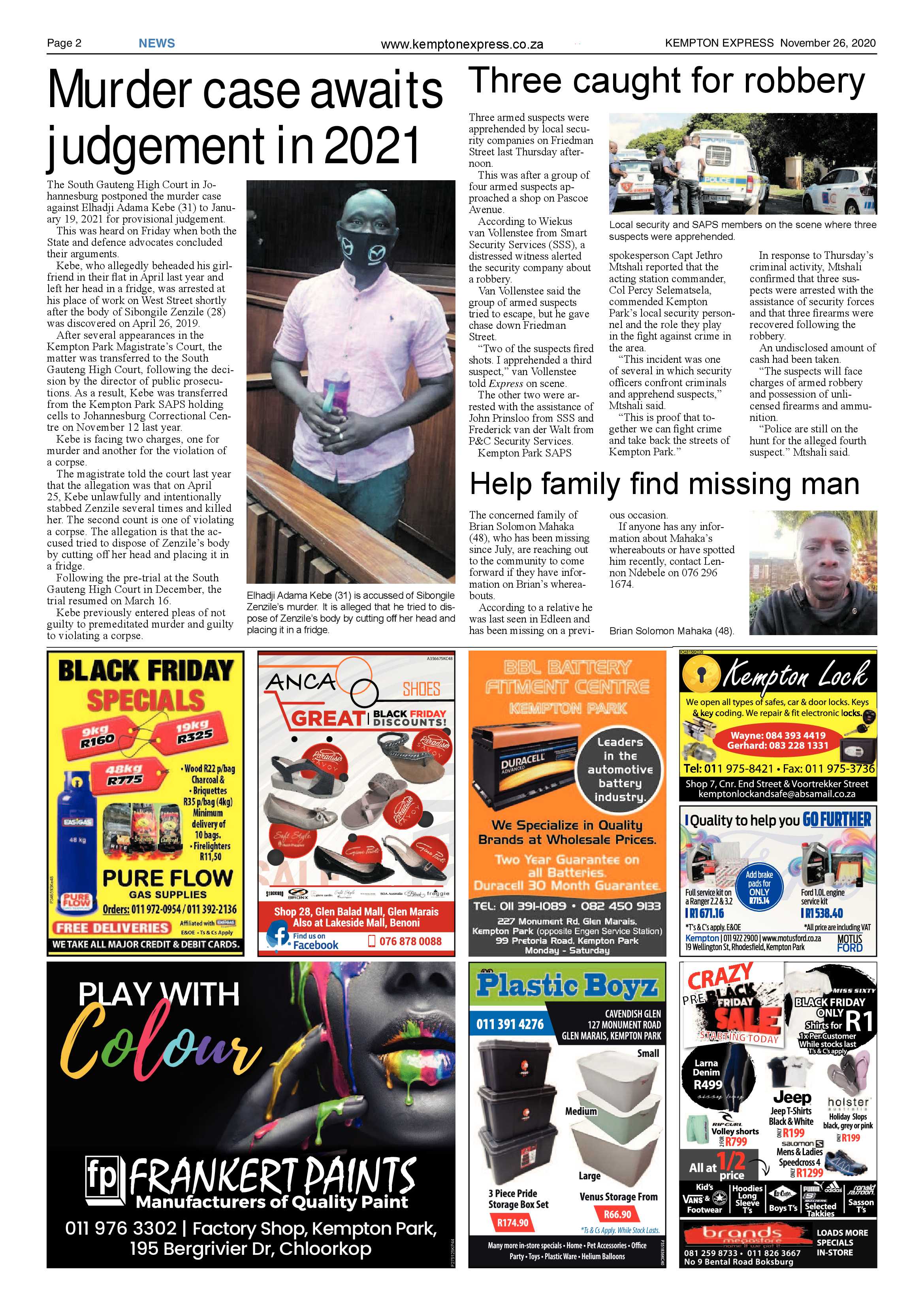 Kempton Express 26 November 2020 page 2