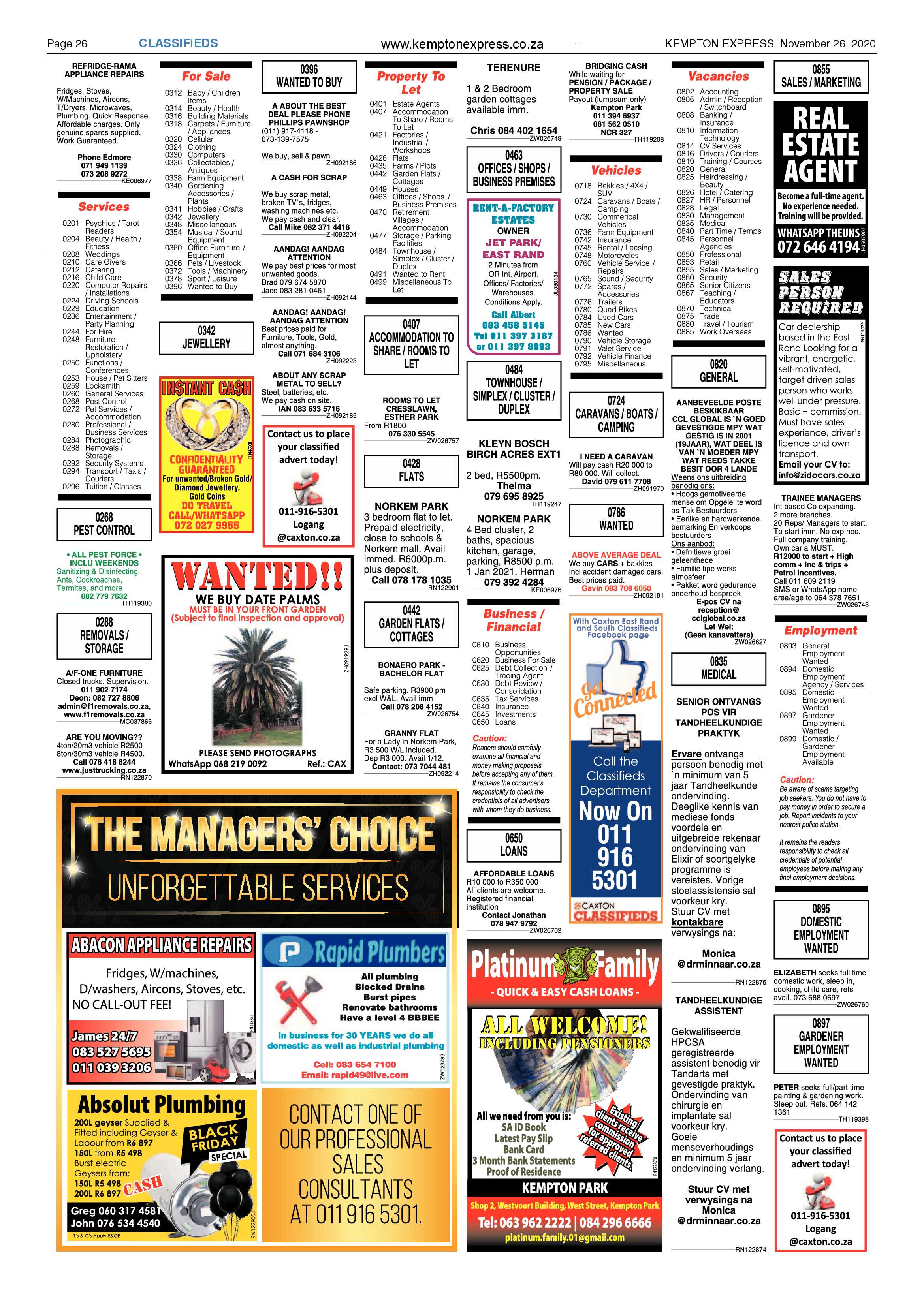 Kempton Express 26 November 2020 page 26