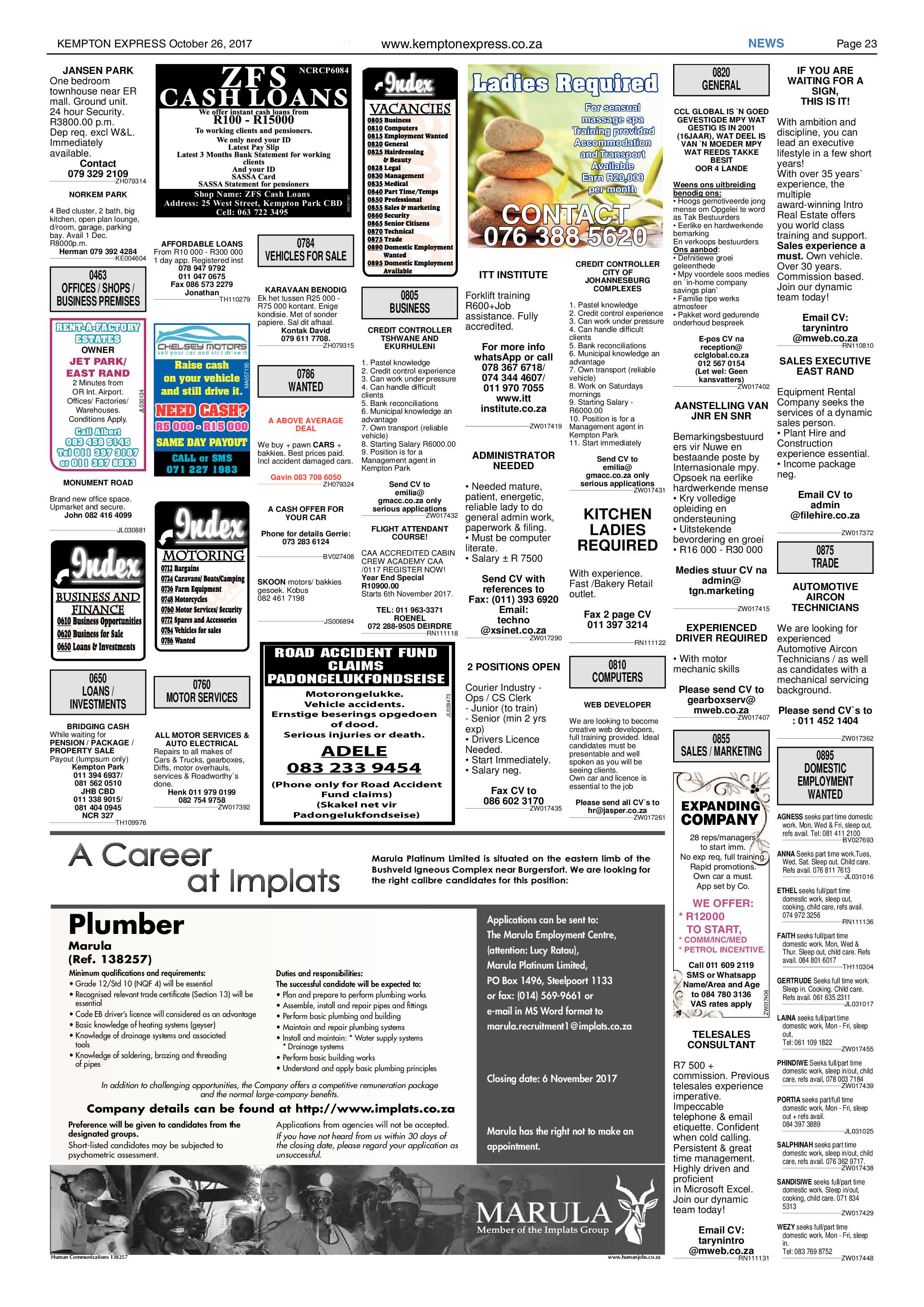 Kempton Express 26 October 2017 page 27