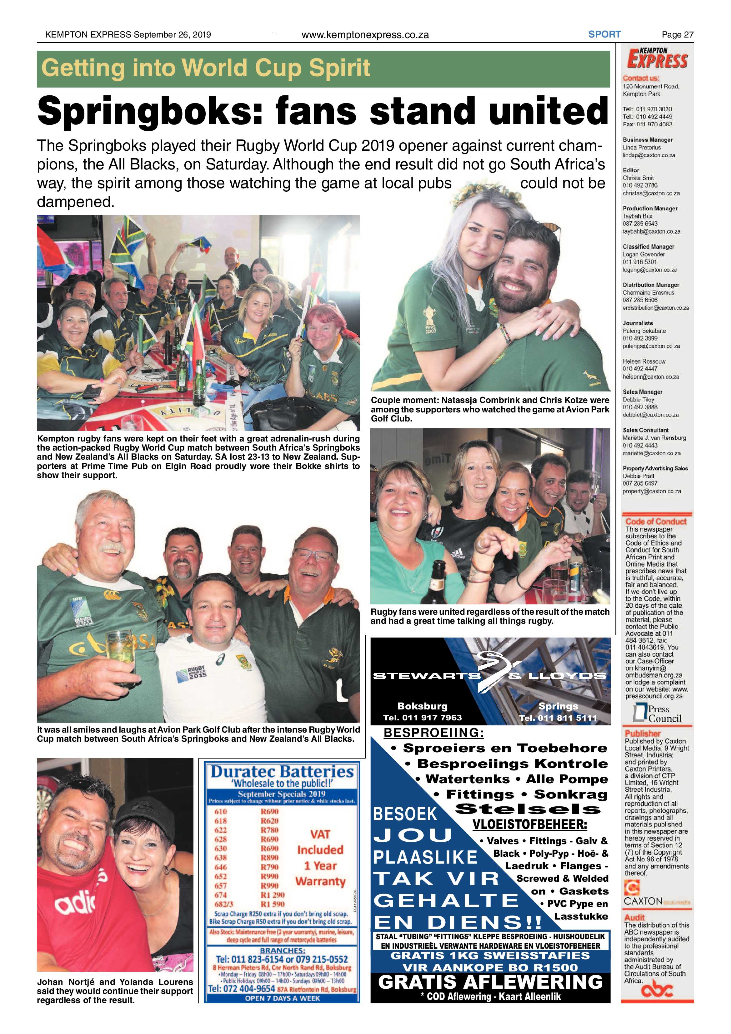 Kempton Express 26 September 2019 page 27