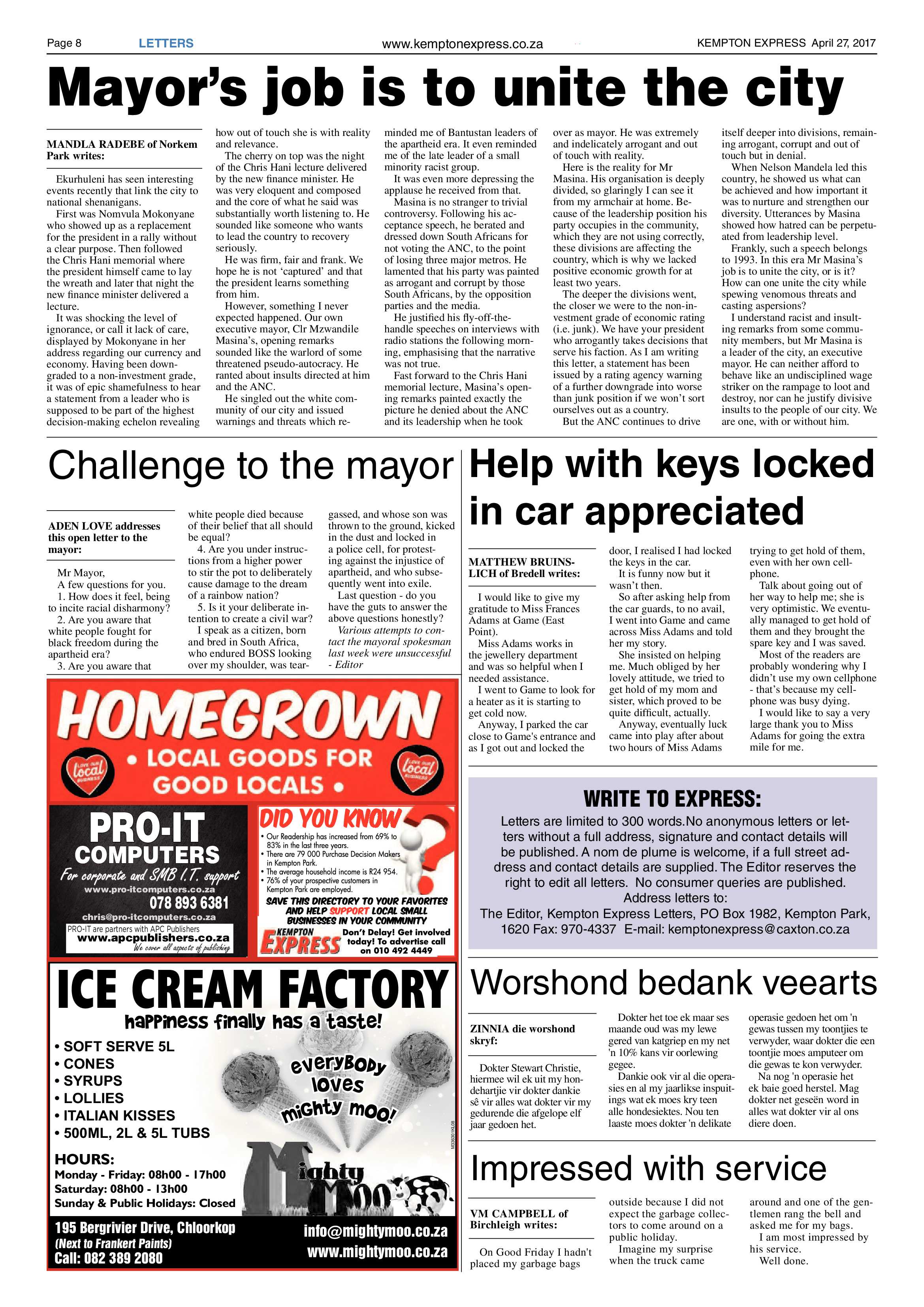 Kempton Express 27 April 2017 page 8