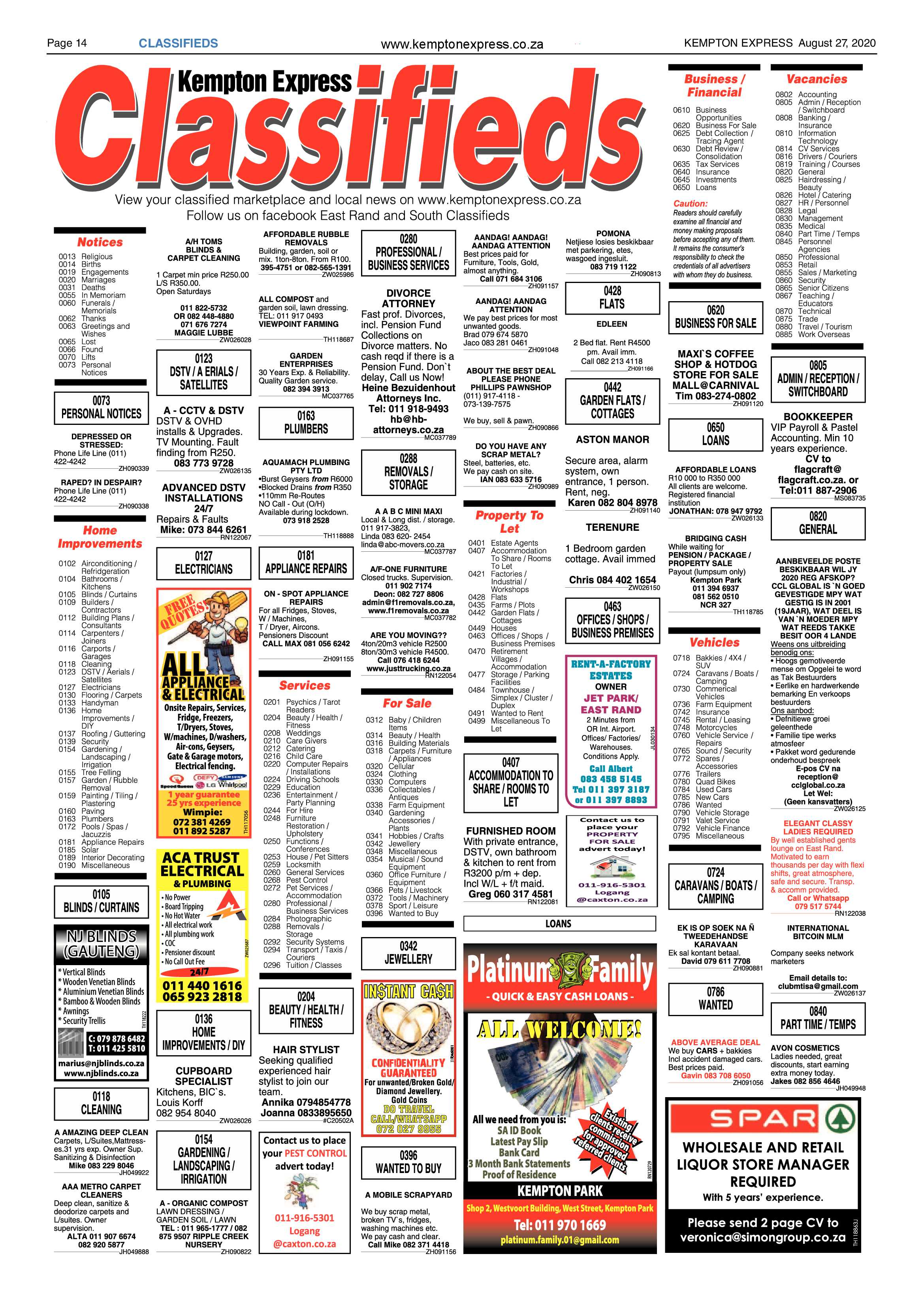 Kempton Express 27 August 2020 page 14
