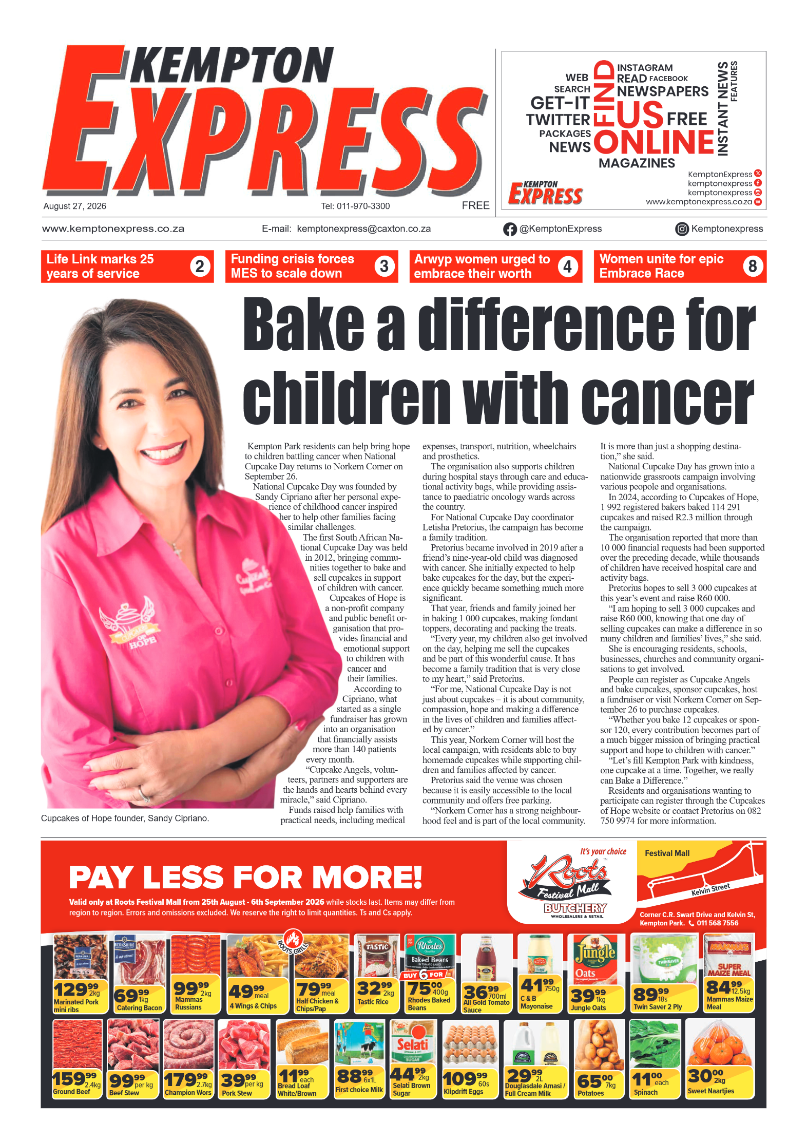 Kempton Express 27 August 2026 page 1