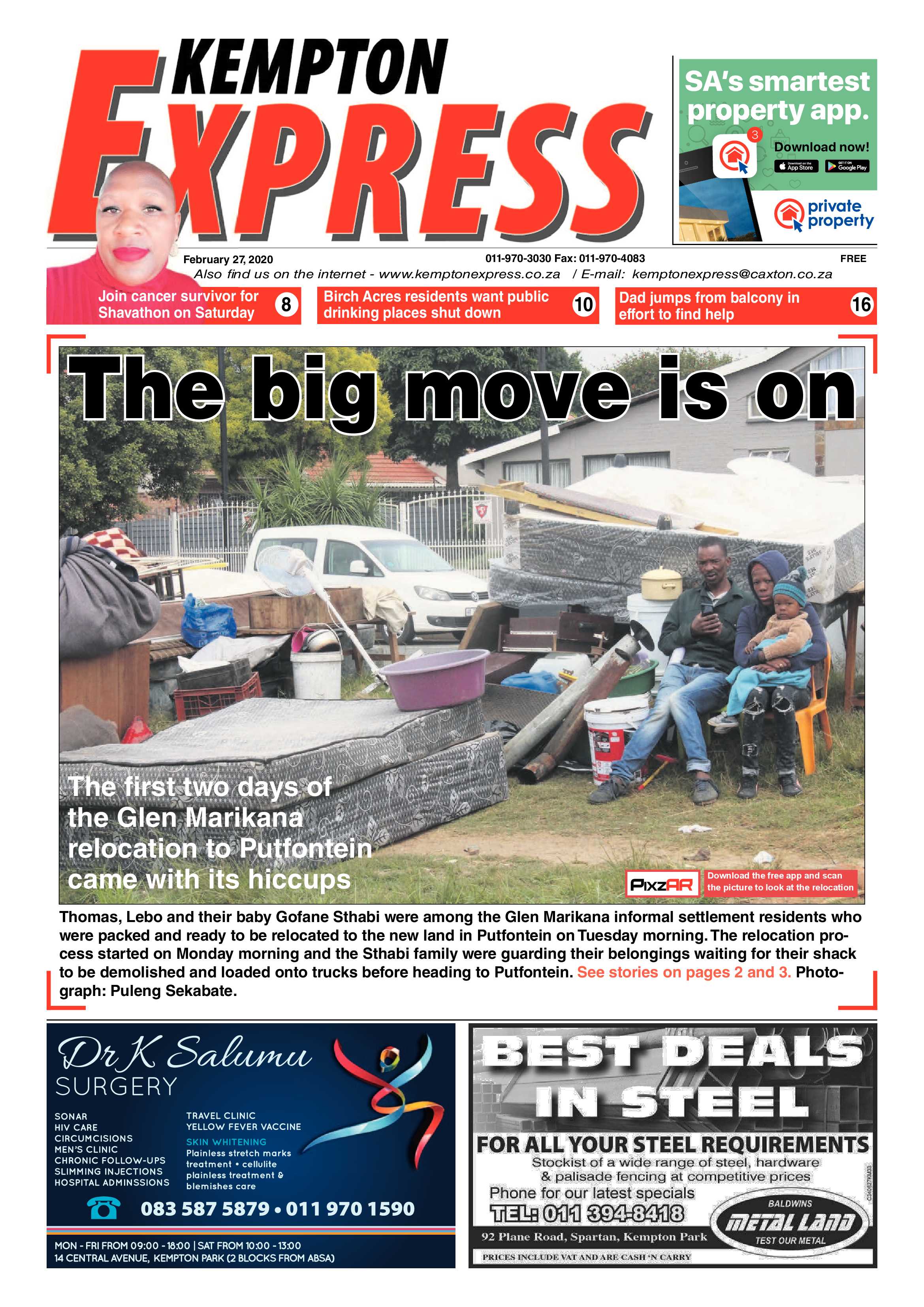 Kempton Express 27 February 2020 page 1
