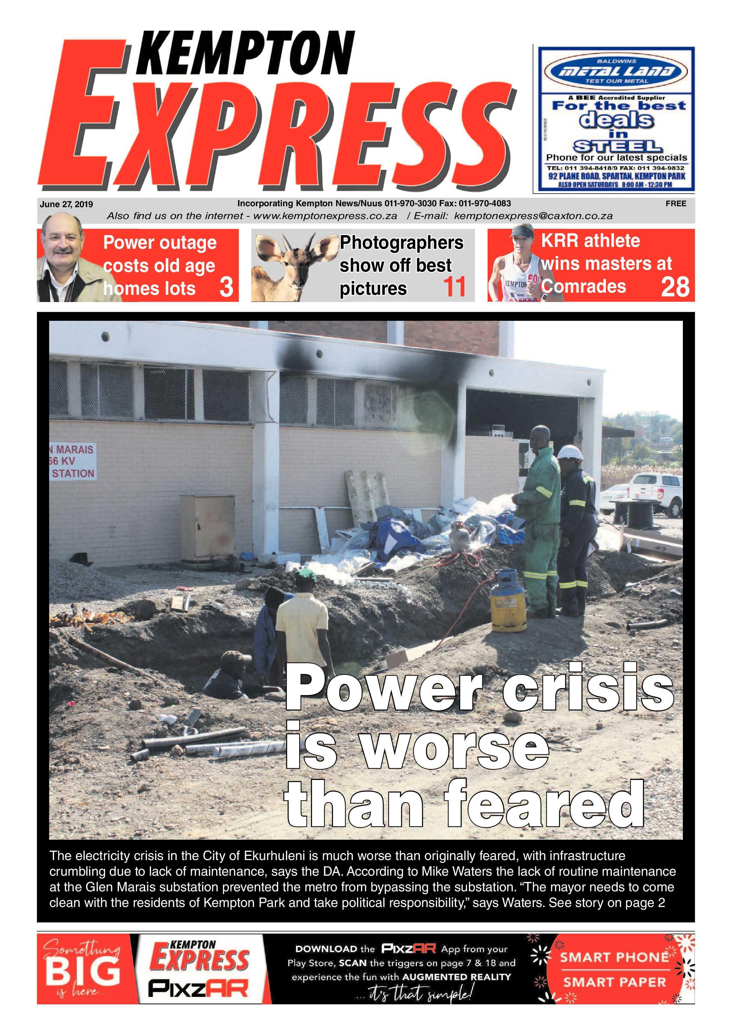 Kempton Express 27 June 2019 page 1