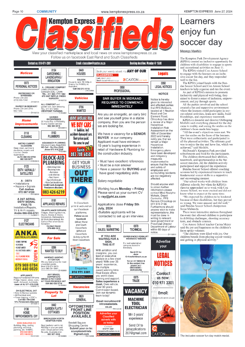 Kempton Express 27 June 2024 page 10