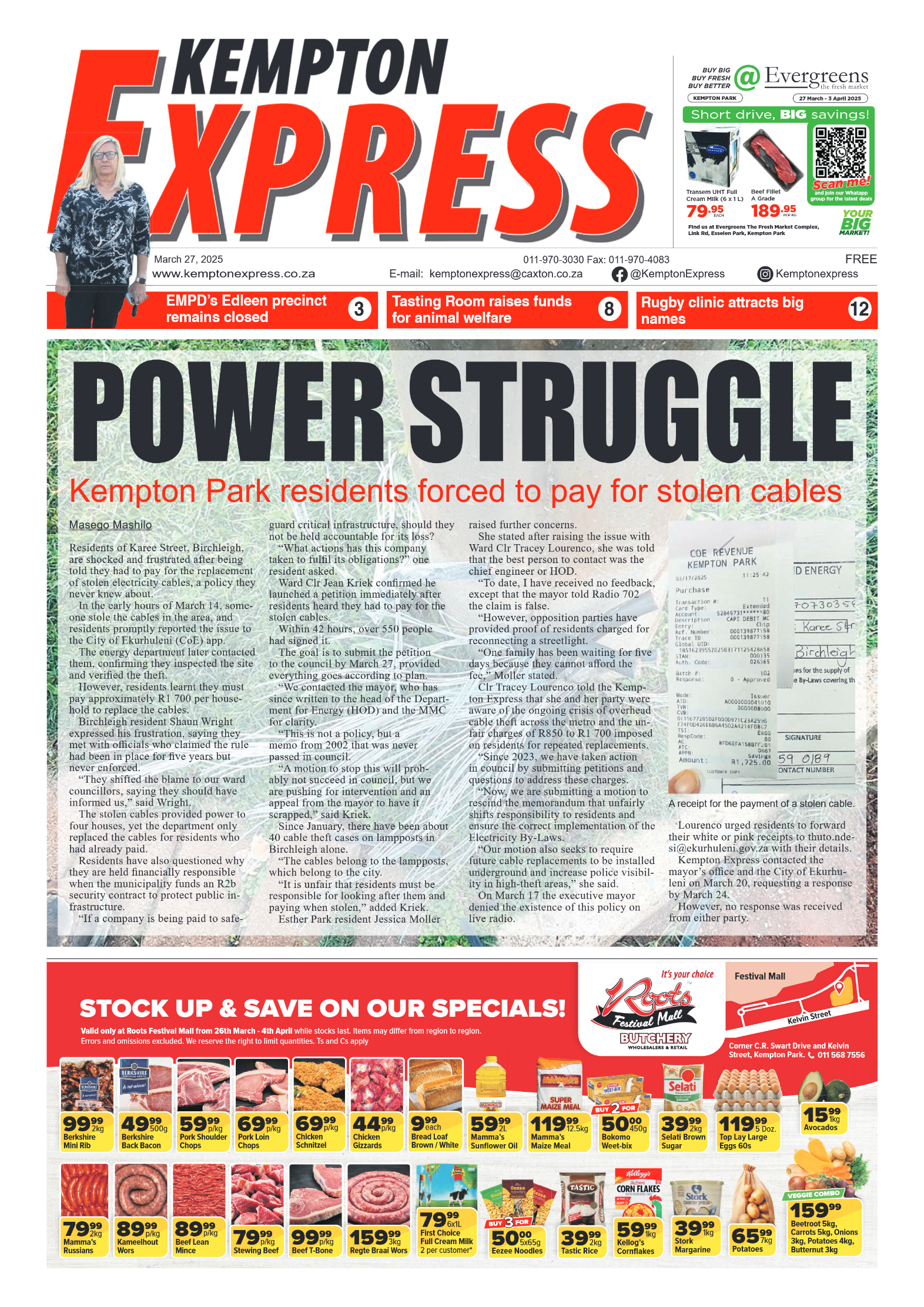 Kempton Express 27 March 2025 page 1