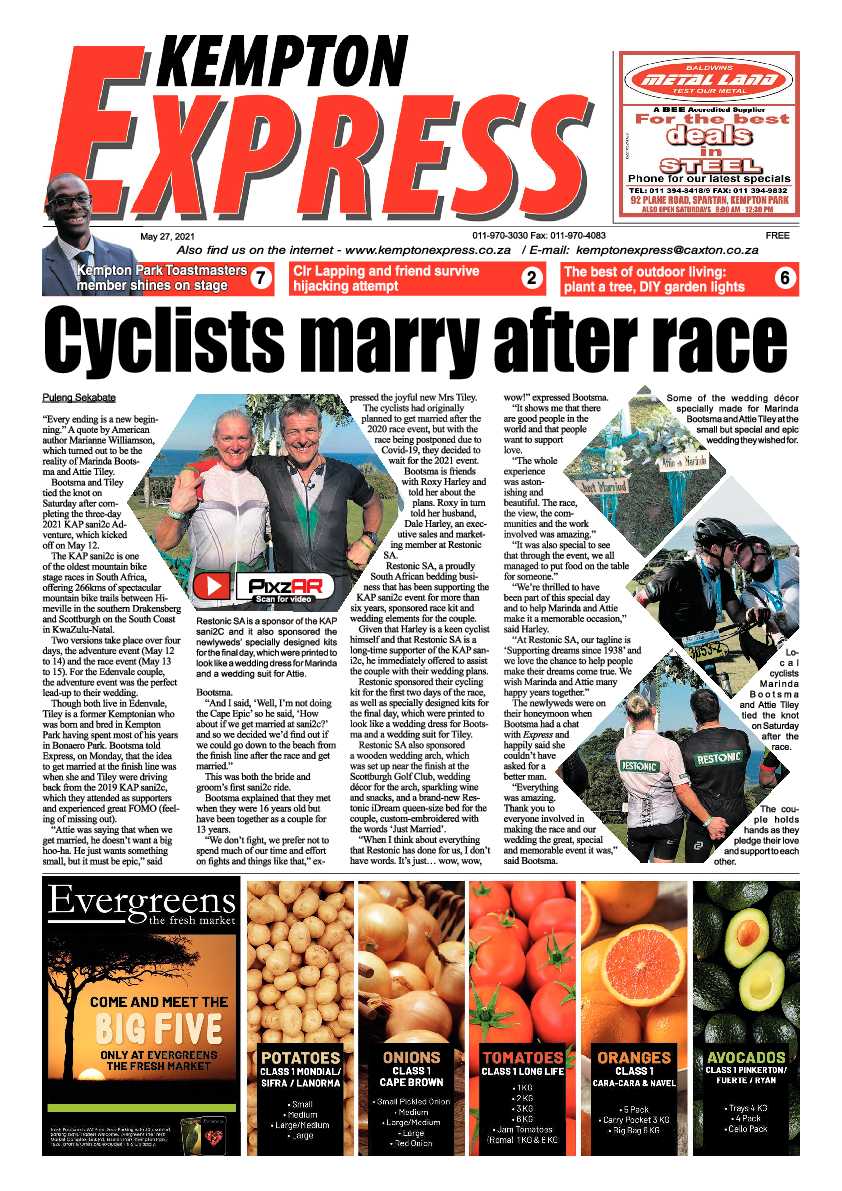 Kempton Express 27 May 2021 page 1