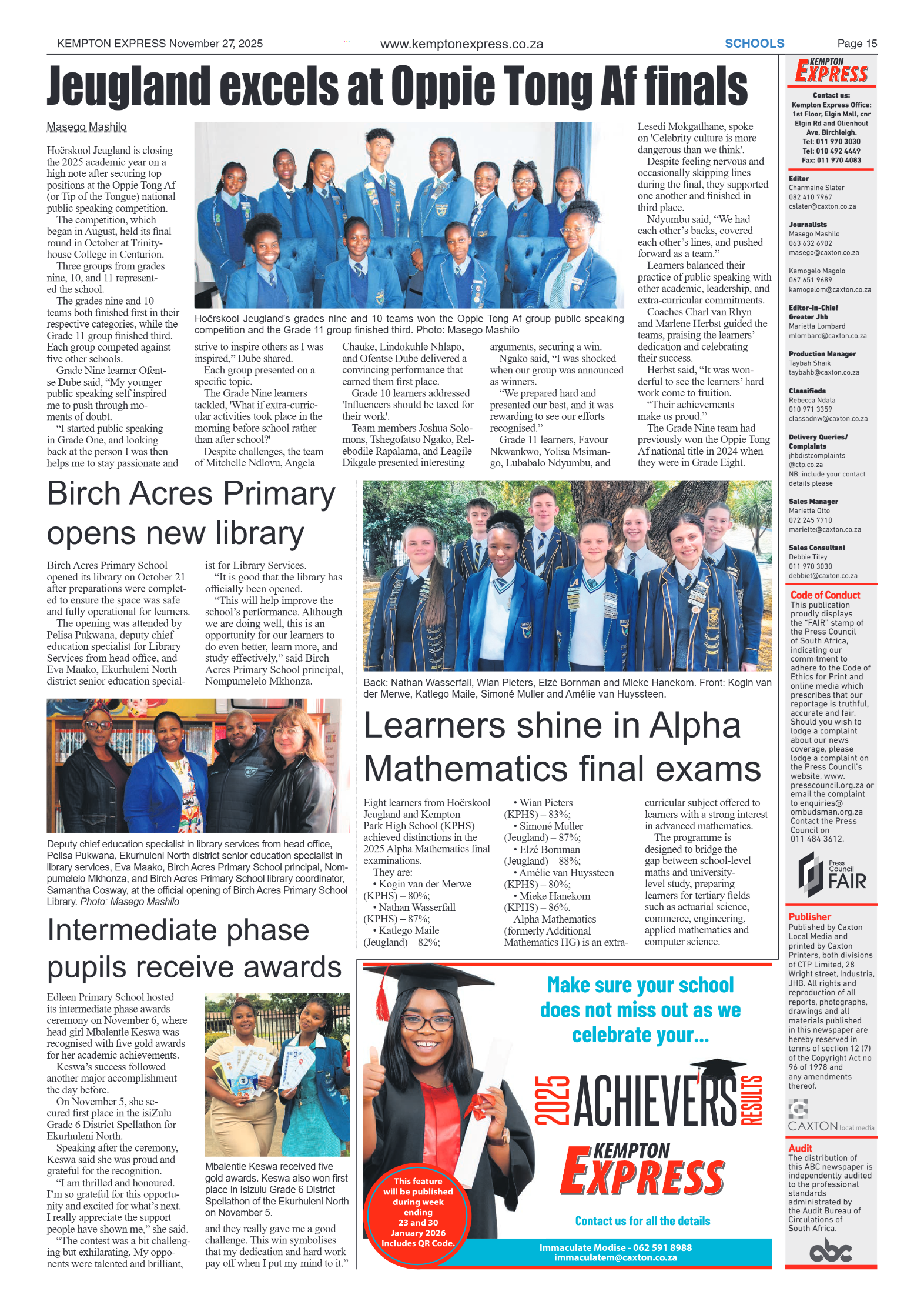 Kempton Express 27 November 2025 page 15