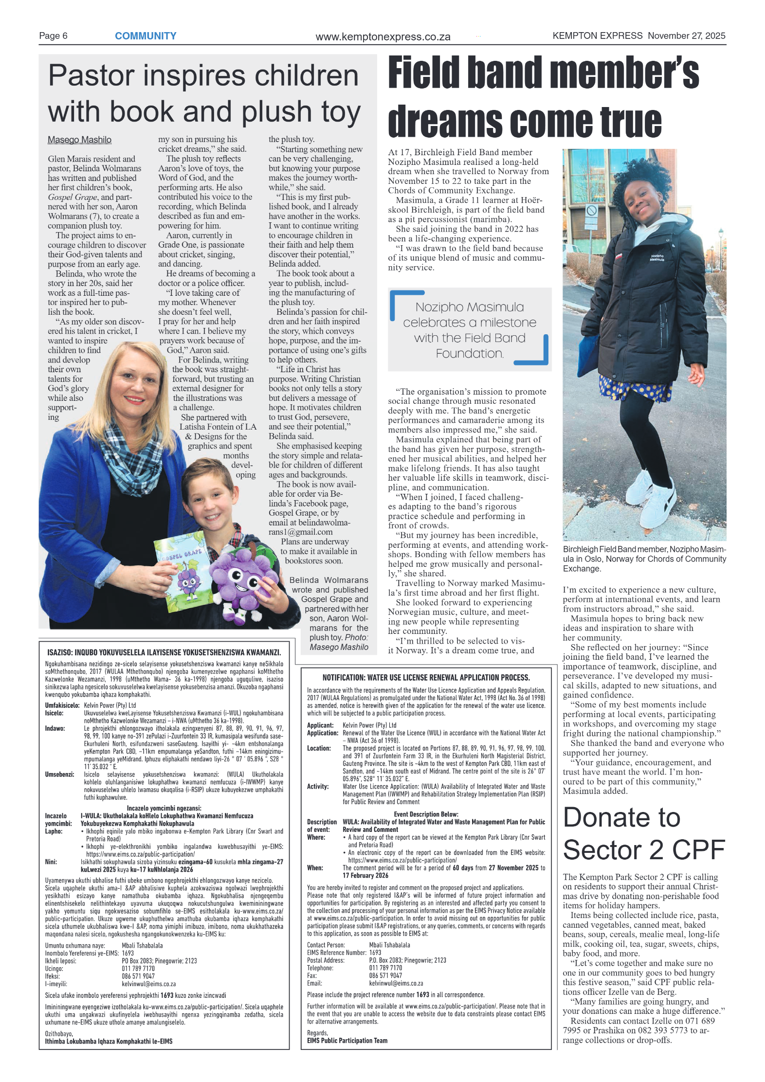 Kempton Express 27 November 2025 page 6