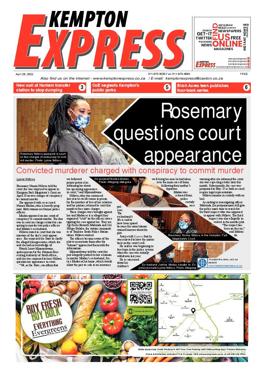 Kempton Express 28 April 2022 page 1