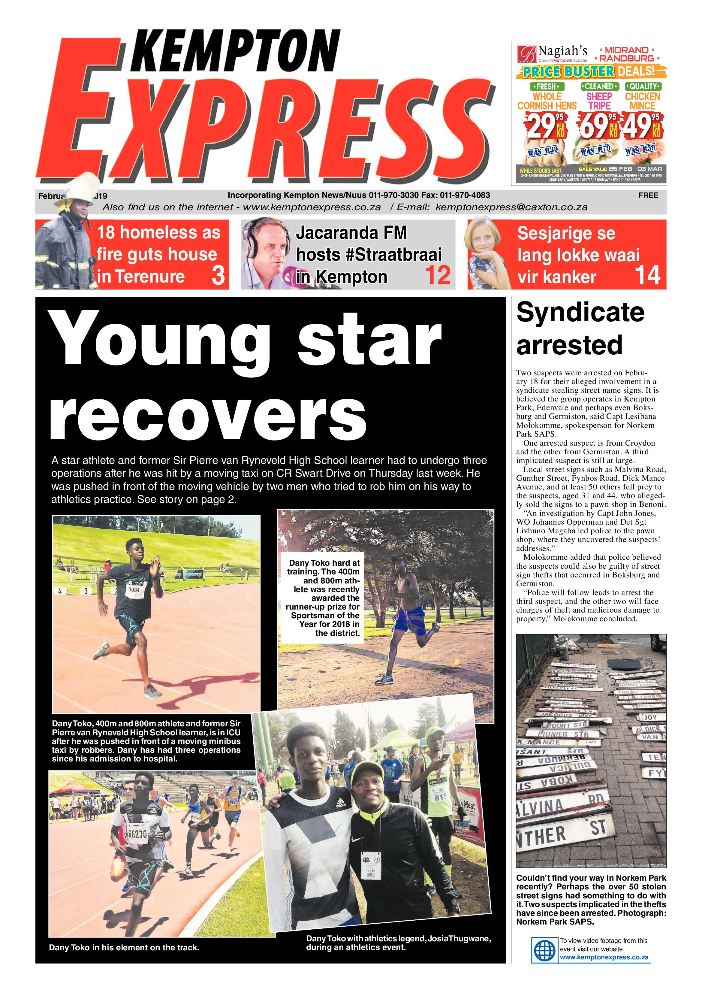 Kempton Express 28 February 2019 page 1
