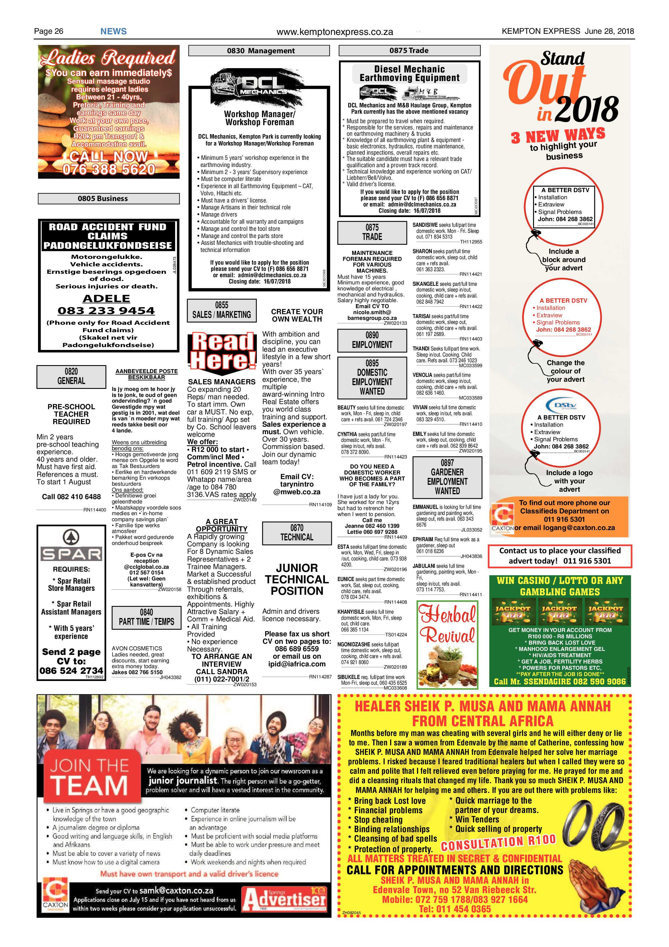 Kempton Express 28 June 2018 page 26