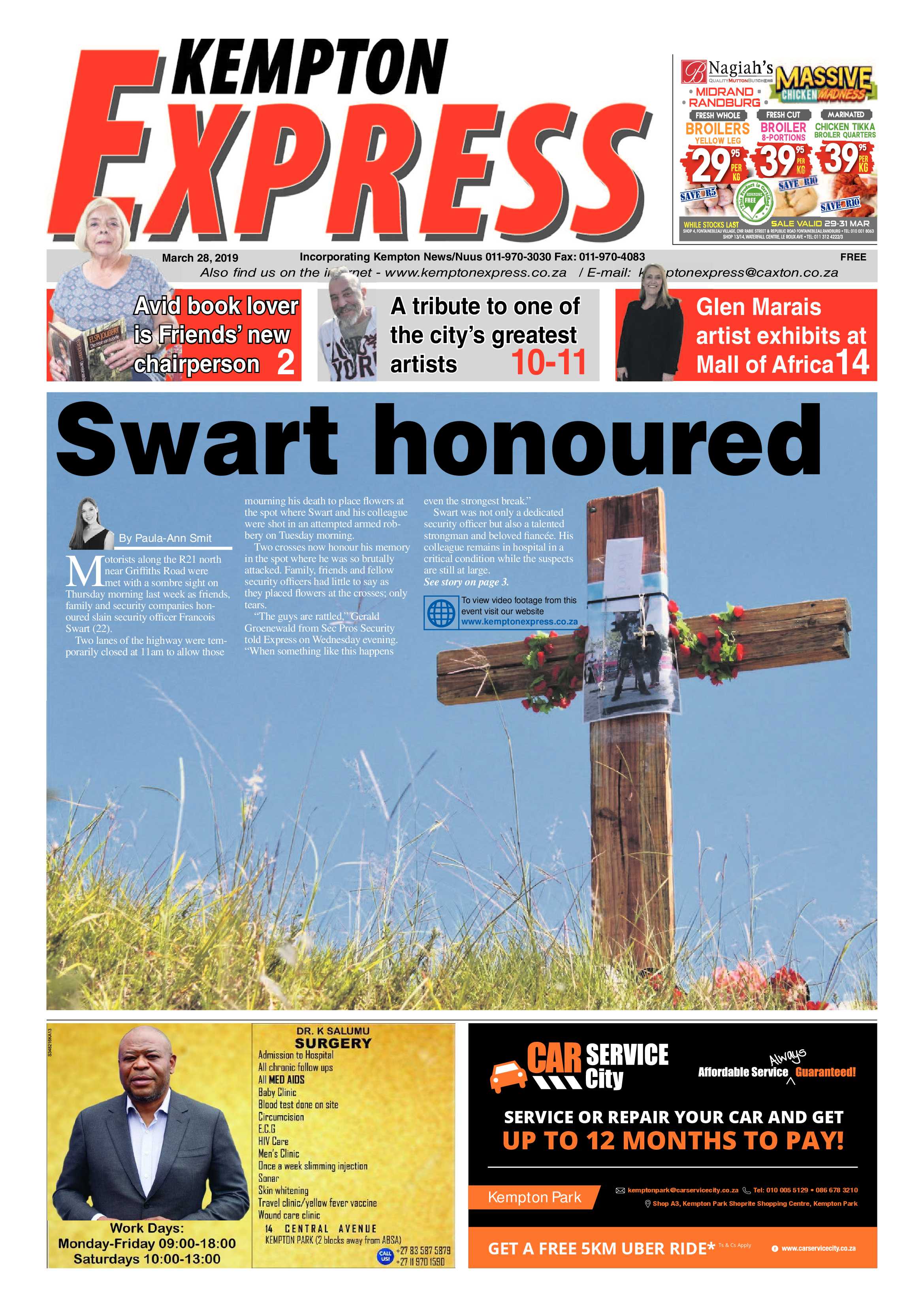 Kempton Express 28 March 2019 page 1